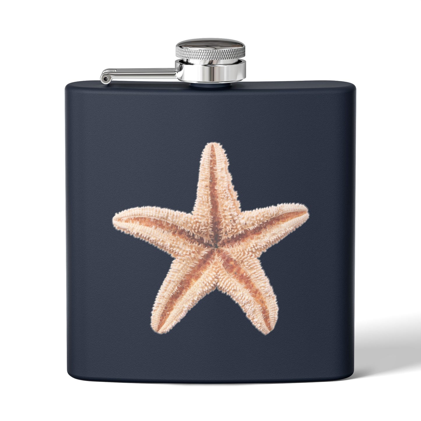 Tropical Stainless Steel 6 oz. Flask, Many Colors  – Real Starfish