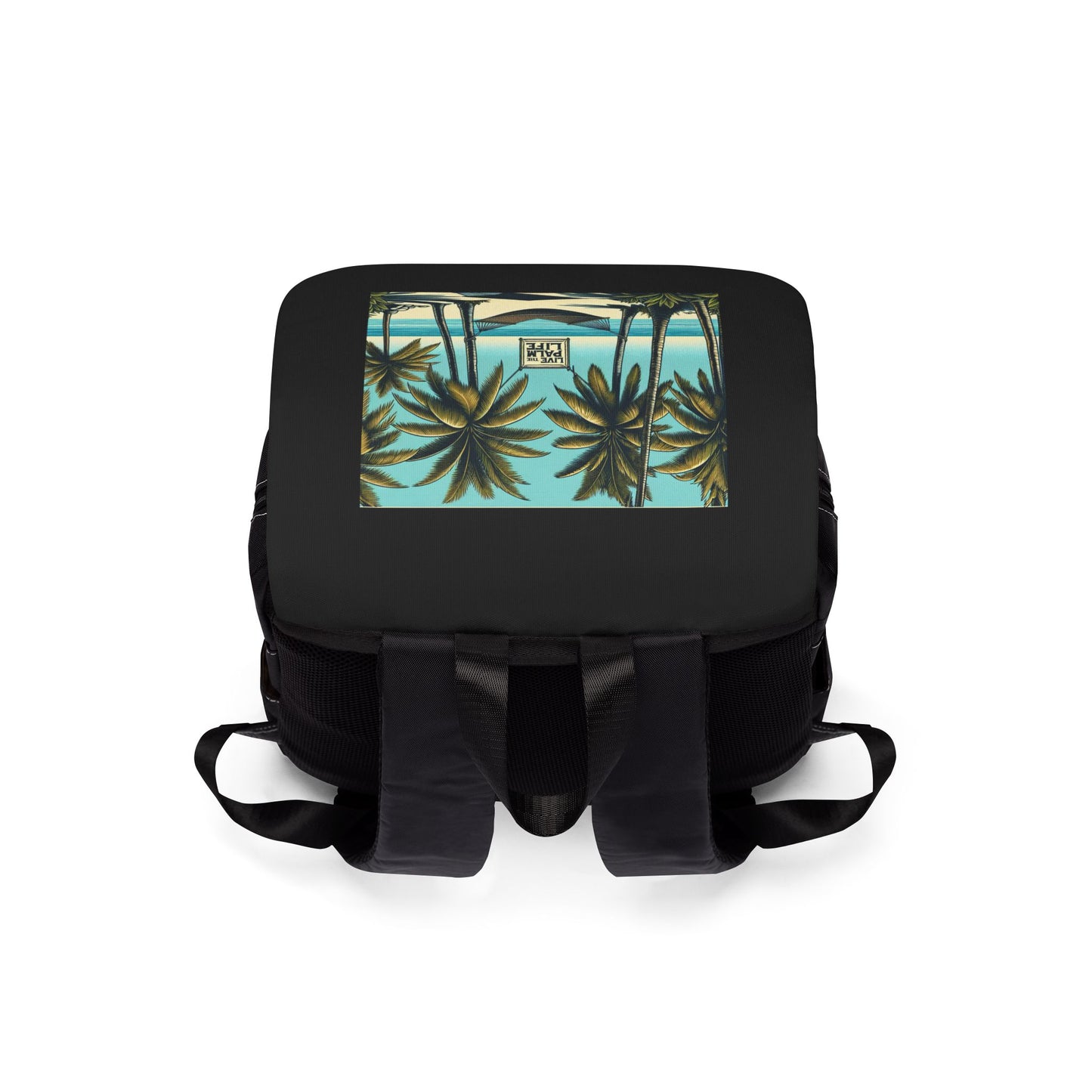 Hammock on the Beach/Black Casual Backpack - Perfect for Everyday Adventures