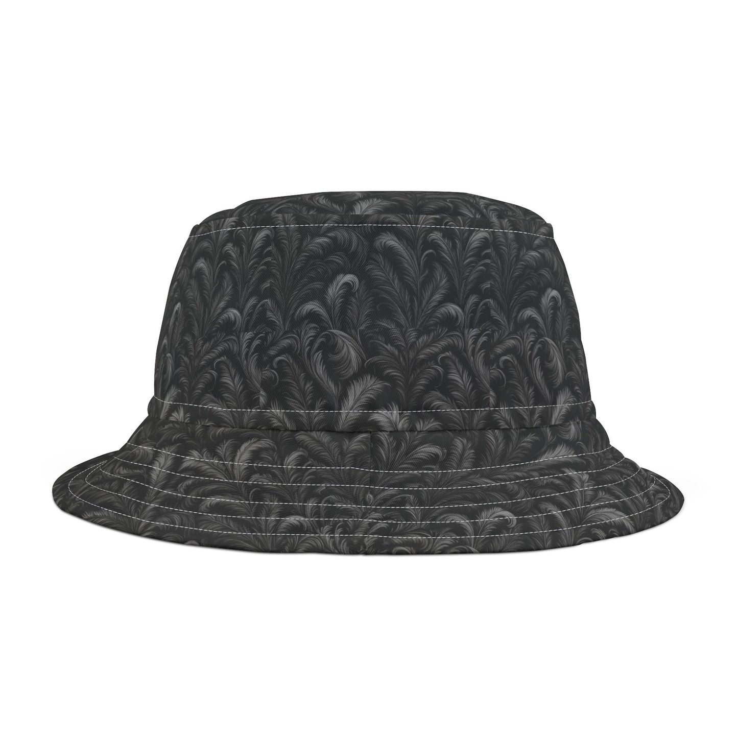 Tropical Polyester Bucket Hat, 2 Sizes - Rocco Noir