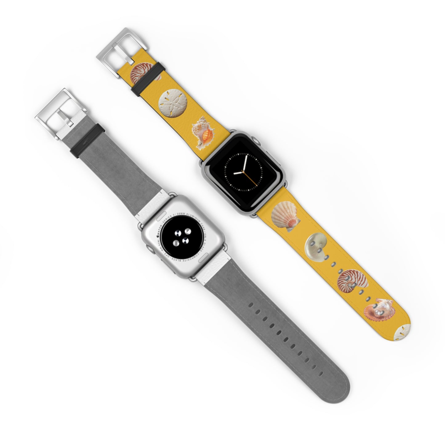 Apple Watch Band - Mixed REAL Seashells/Yellow