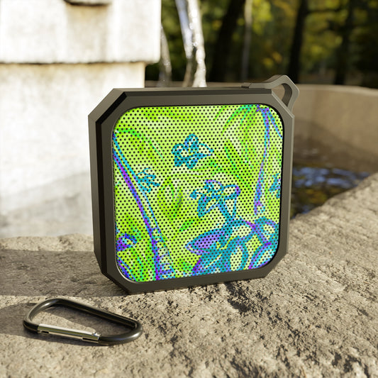Blackwater Outdoor Bluetooth Speaker - Tropical Doodles/Hot Lime