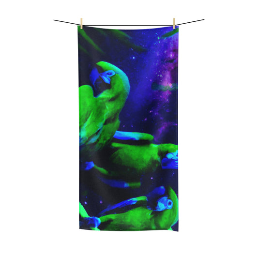 Galactic Parrot Polycotton Towel