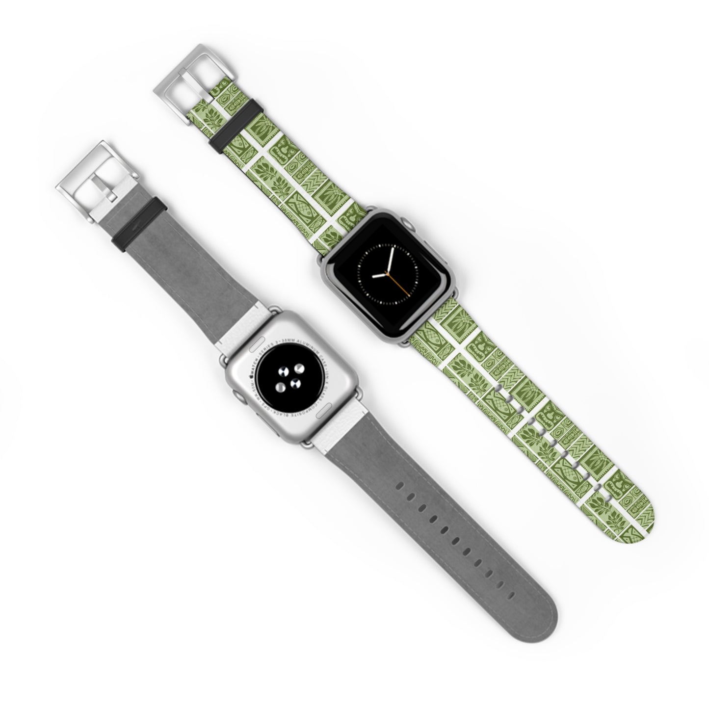 Apple Watch Band - Green Tiki Motifs