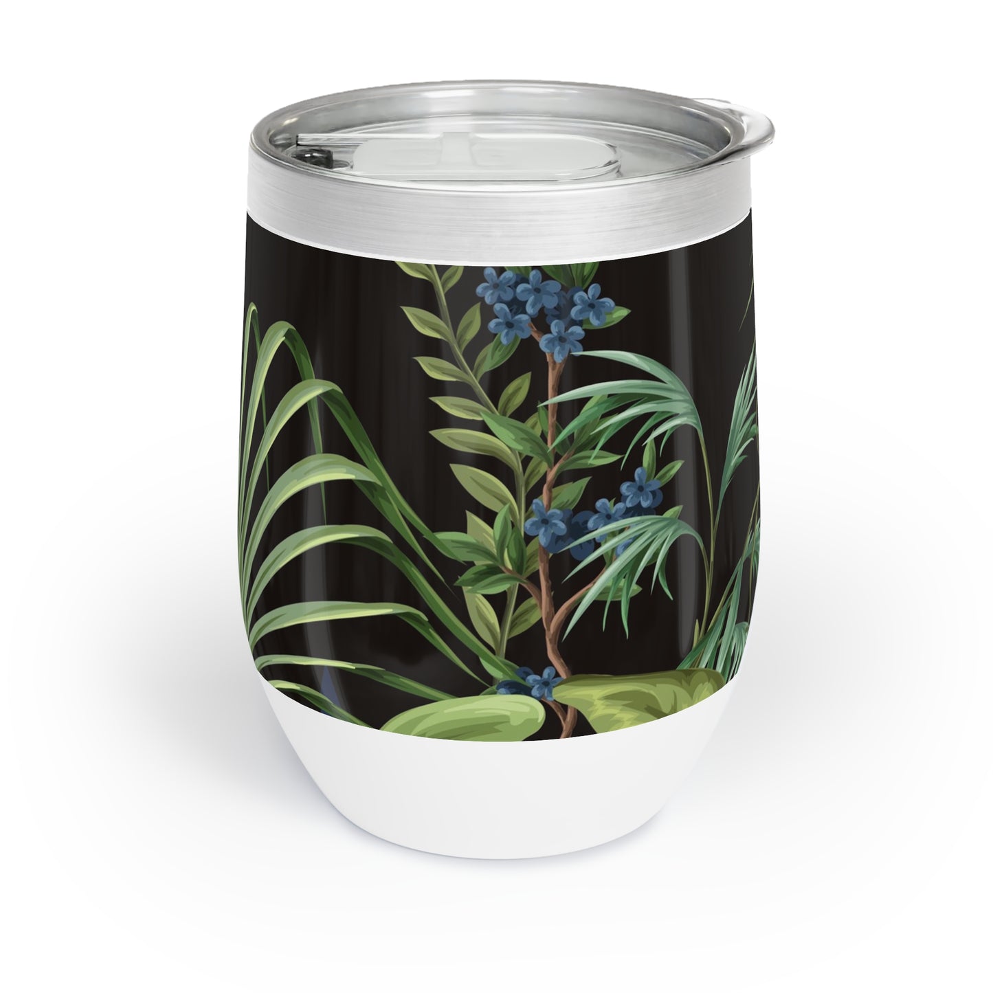 Chill Wine Tumbler, Midnight Jungle