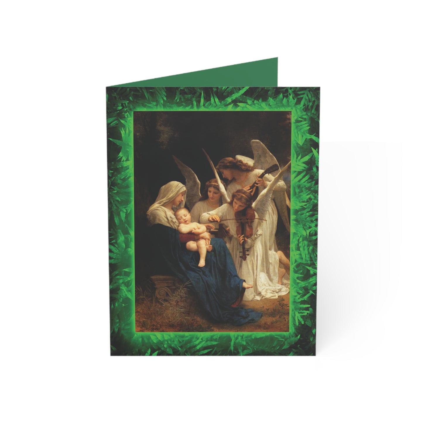 Religious Tropical Greeting Cards – Set of 1, 10, 30 or 50 – Song of the Angels