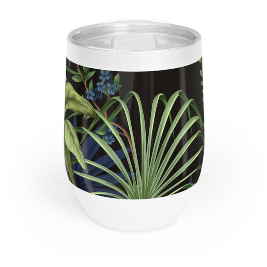 Chill Wine Tumbler, Midnight Jungle