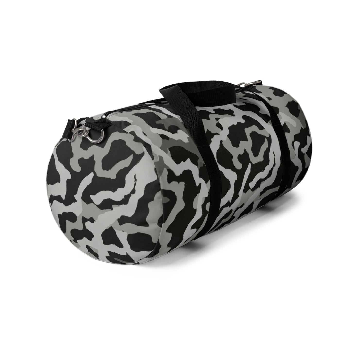 Tropical Duffel Bag - Perfect for Travel and Gym / Coral Threads, Noir