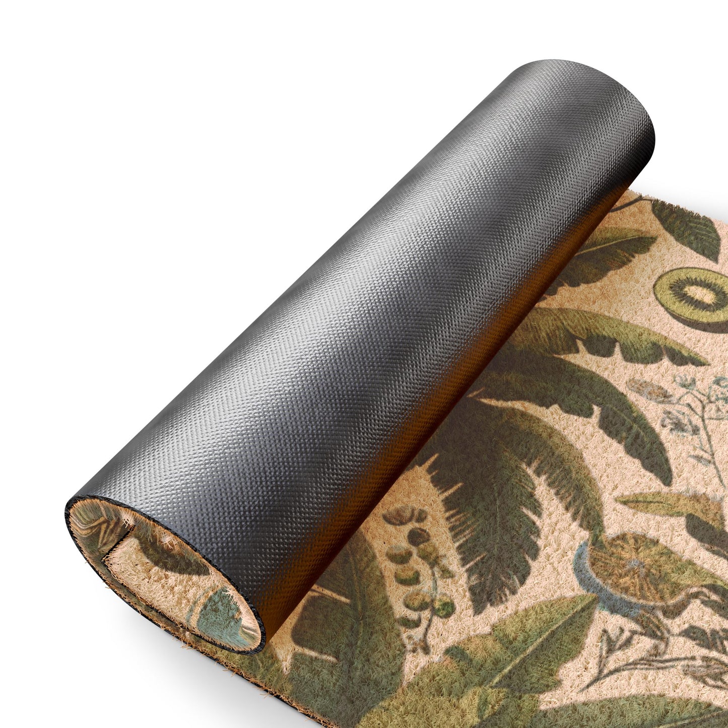 Tropical Doormat - Vibrant Coconut Fiber Entrance Mat / More Tropical Fruit