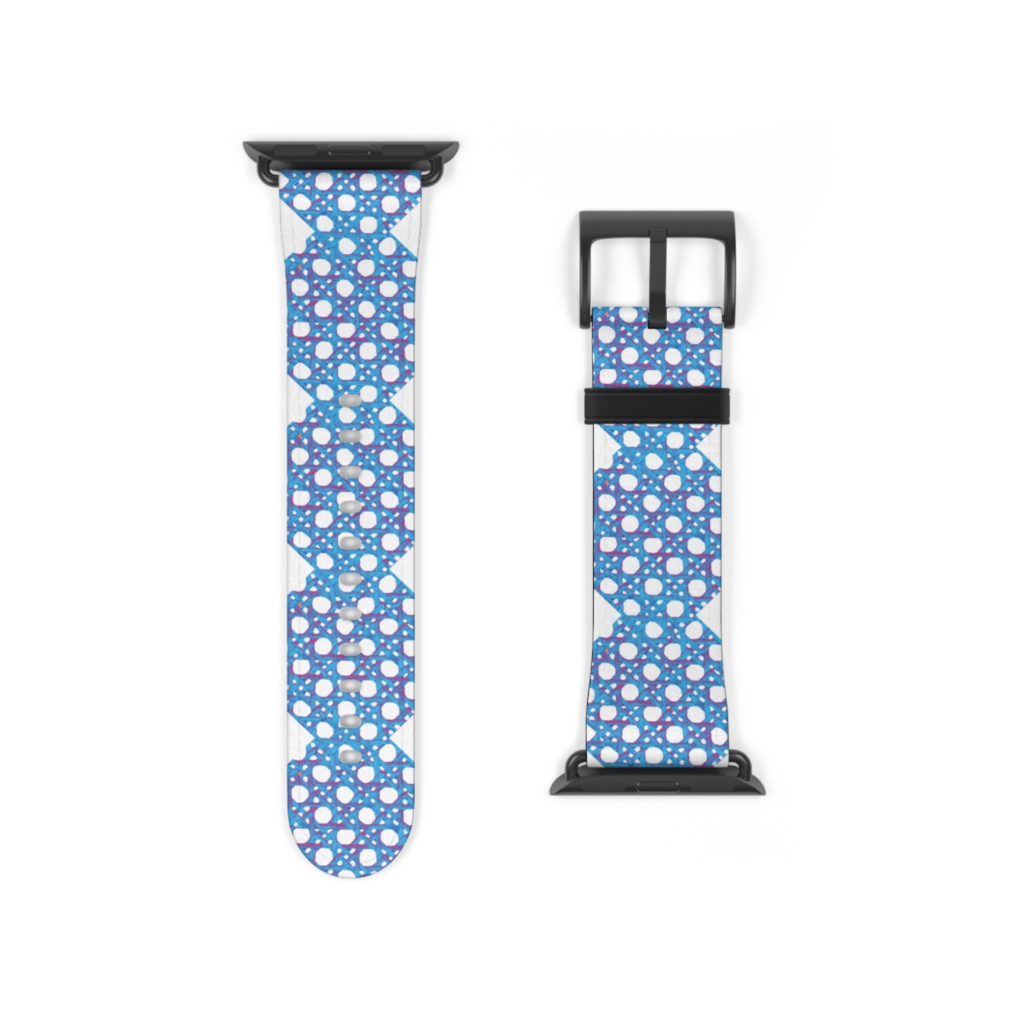 Apple Watch Band - Turquoise Beach Chair Wicker