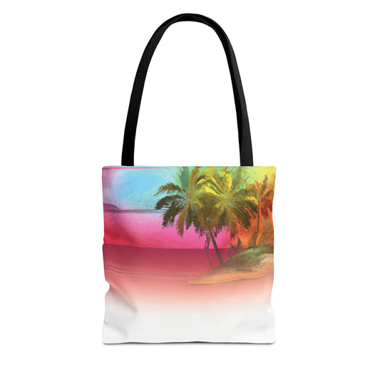 Watercolor Sunset Tote Bag - 3 Sizes