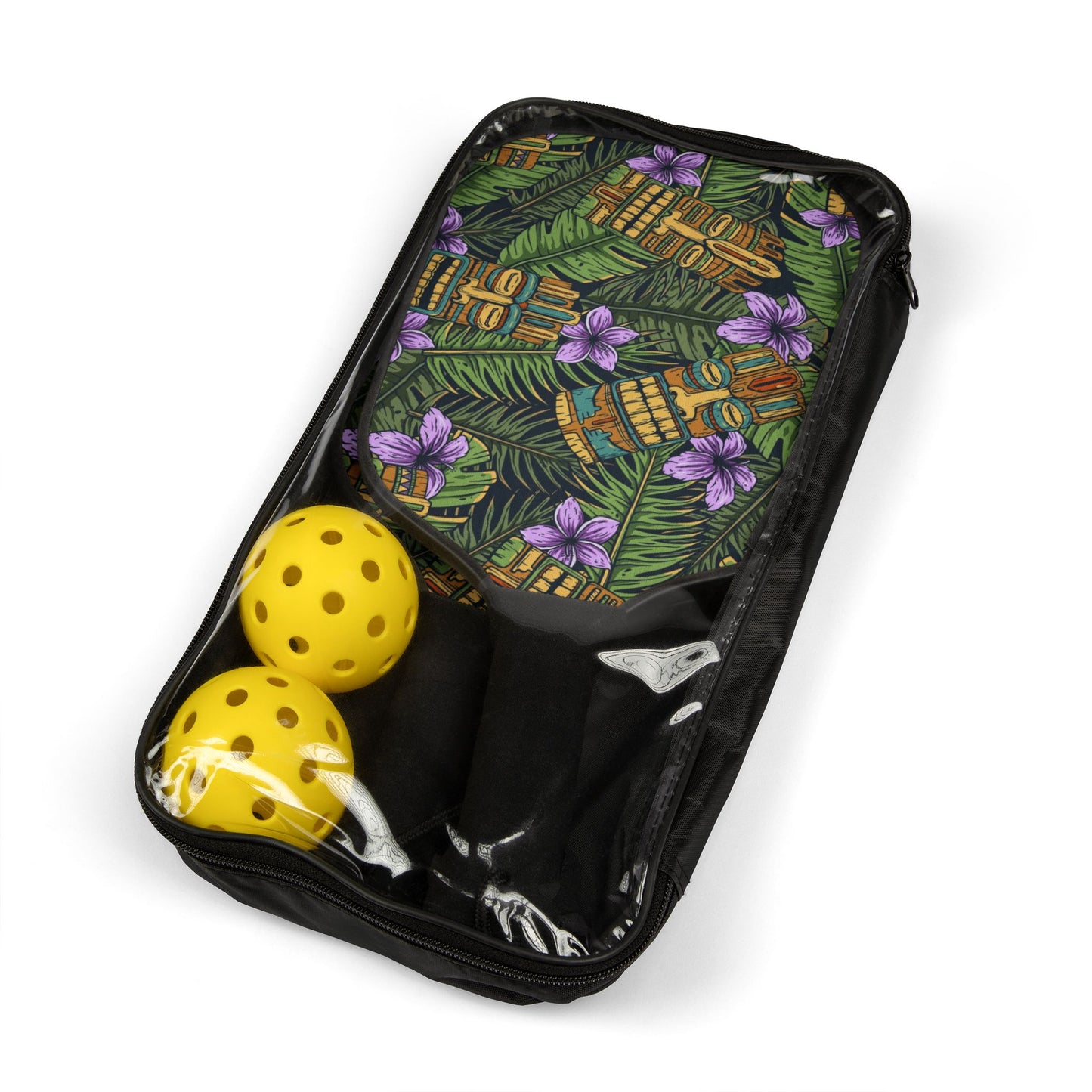 Pickleball Kit - Tiki Purple Greenery