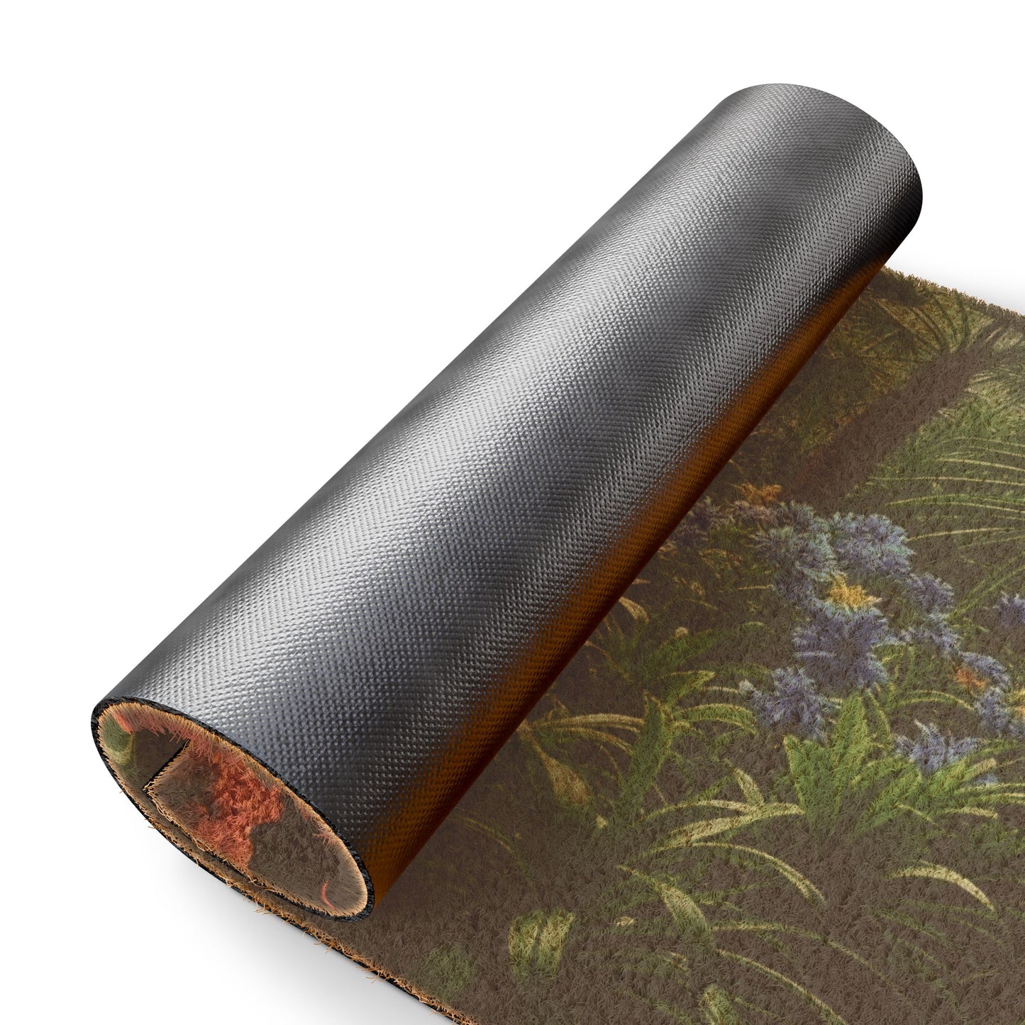 Tropical Doormat - Vibrant Coconut Fiber Entrance Mat / After a Rainforest Rain