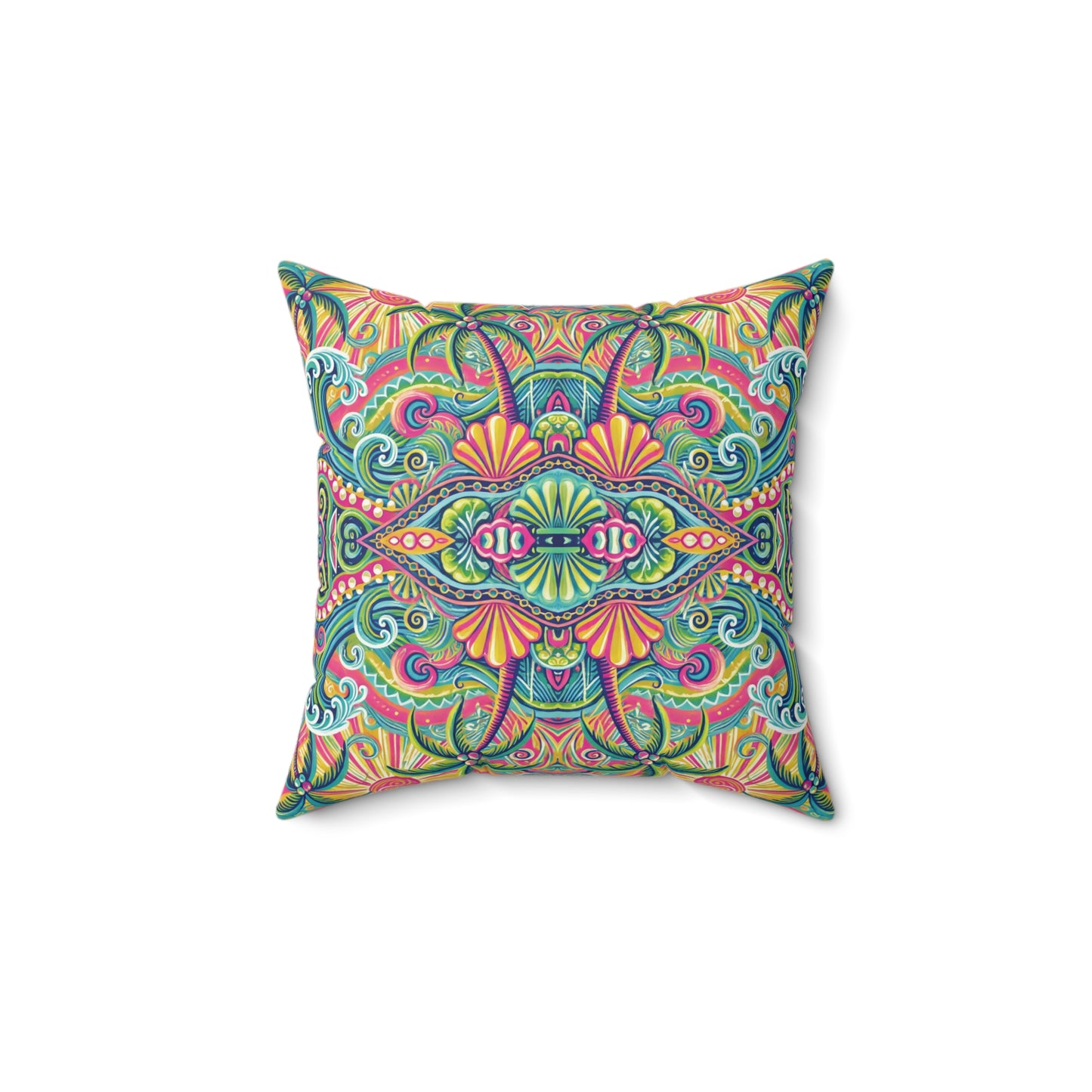 Decorative Pillow - Accent Cushion, 4 Sizes / Kaleido Bay