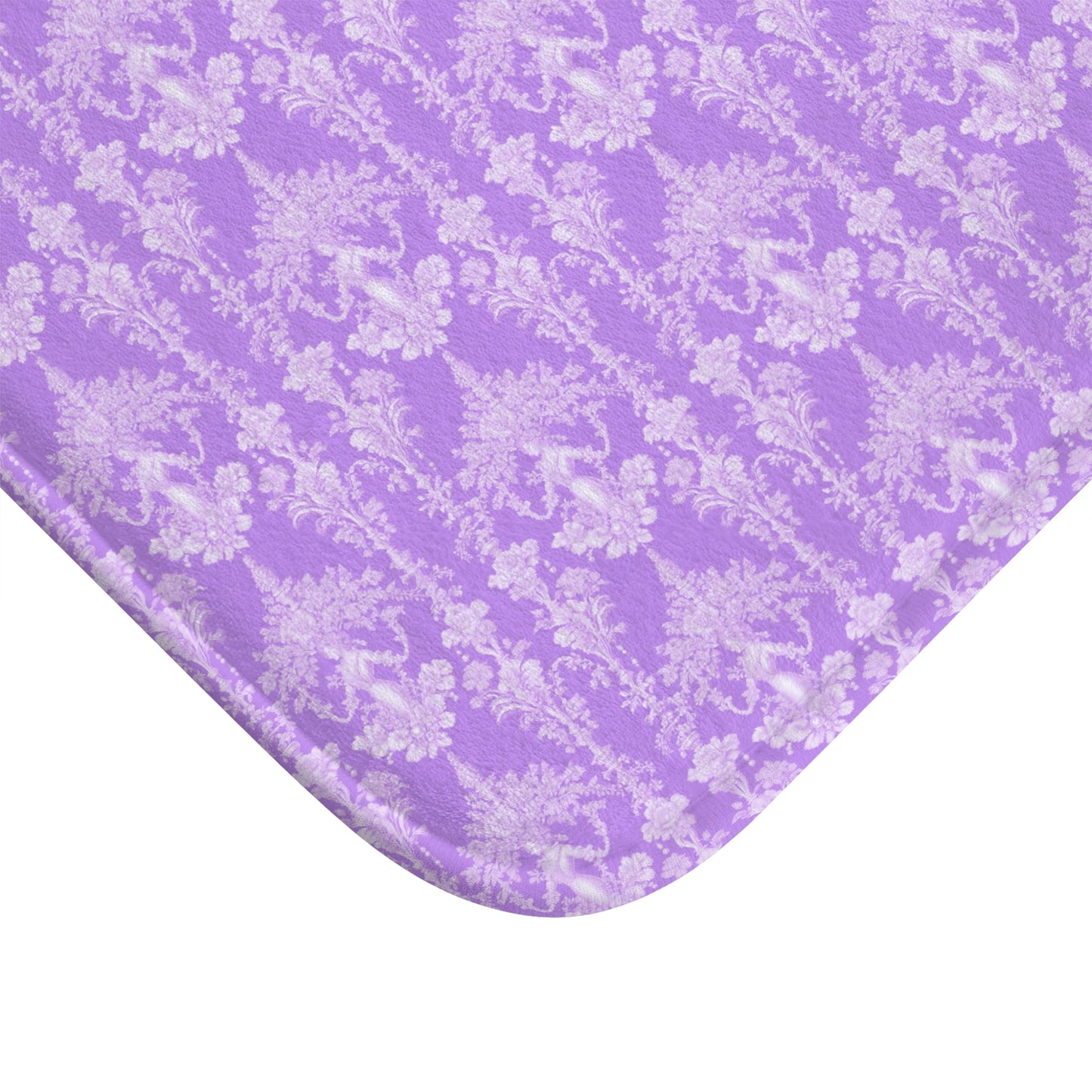 Pearl Lady Pearl/Lavender Bath Mat, 2 Sizes - Tropical Vibes for Home Decor