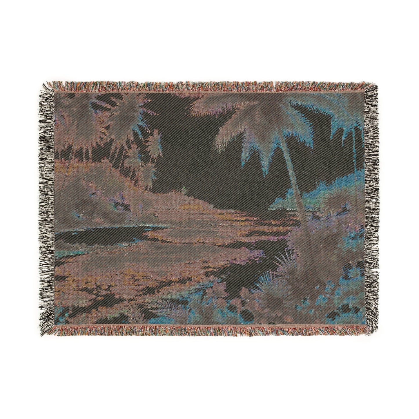 Woven Blanket, 3 Sizes - Tropical Home Decor / Bay of Peace