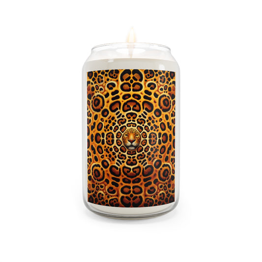 Scented Candle, 13.75oz - Kaleido Jaguar Spots