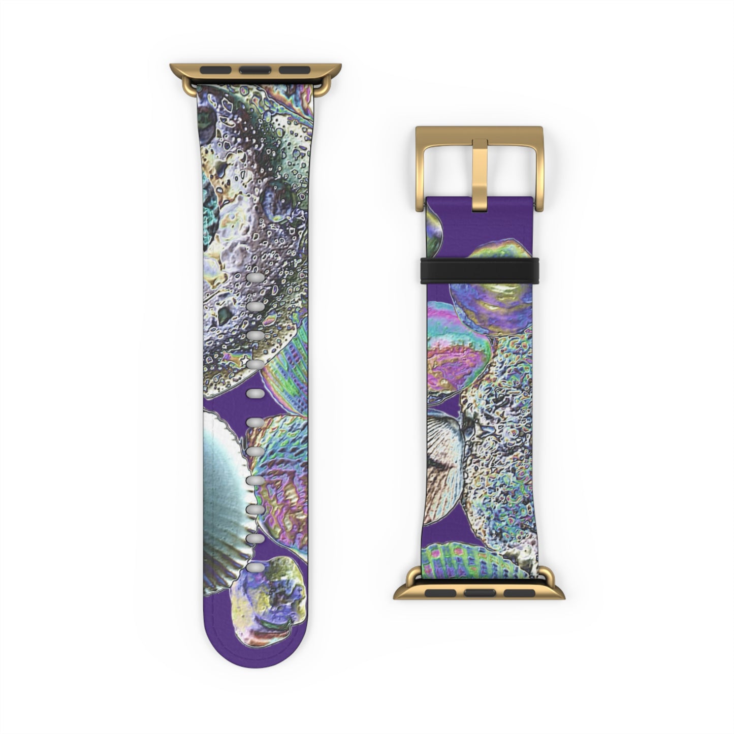 Apple Watch Band - Heatwave Seashell Collection, purple