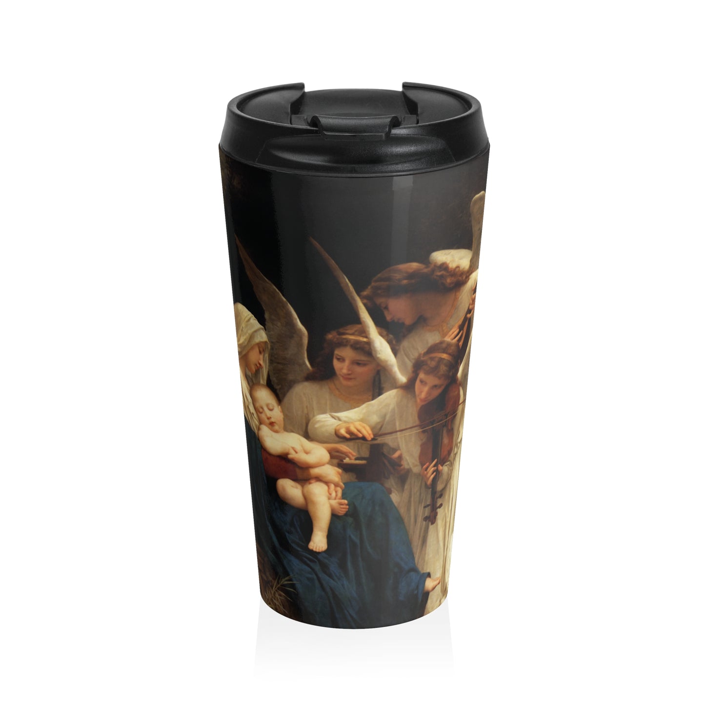 15 oz. Stainless Steel Travel Mug / Song of the Angels, Religious