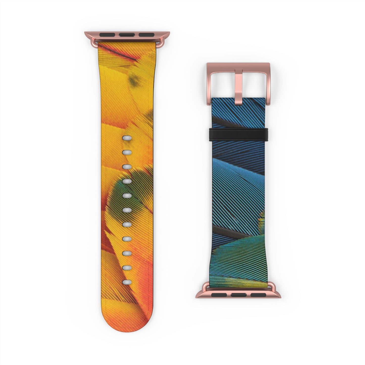 Apple Watch Band - Macaw Parrot Feathers