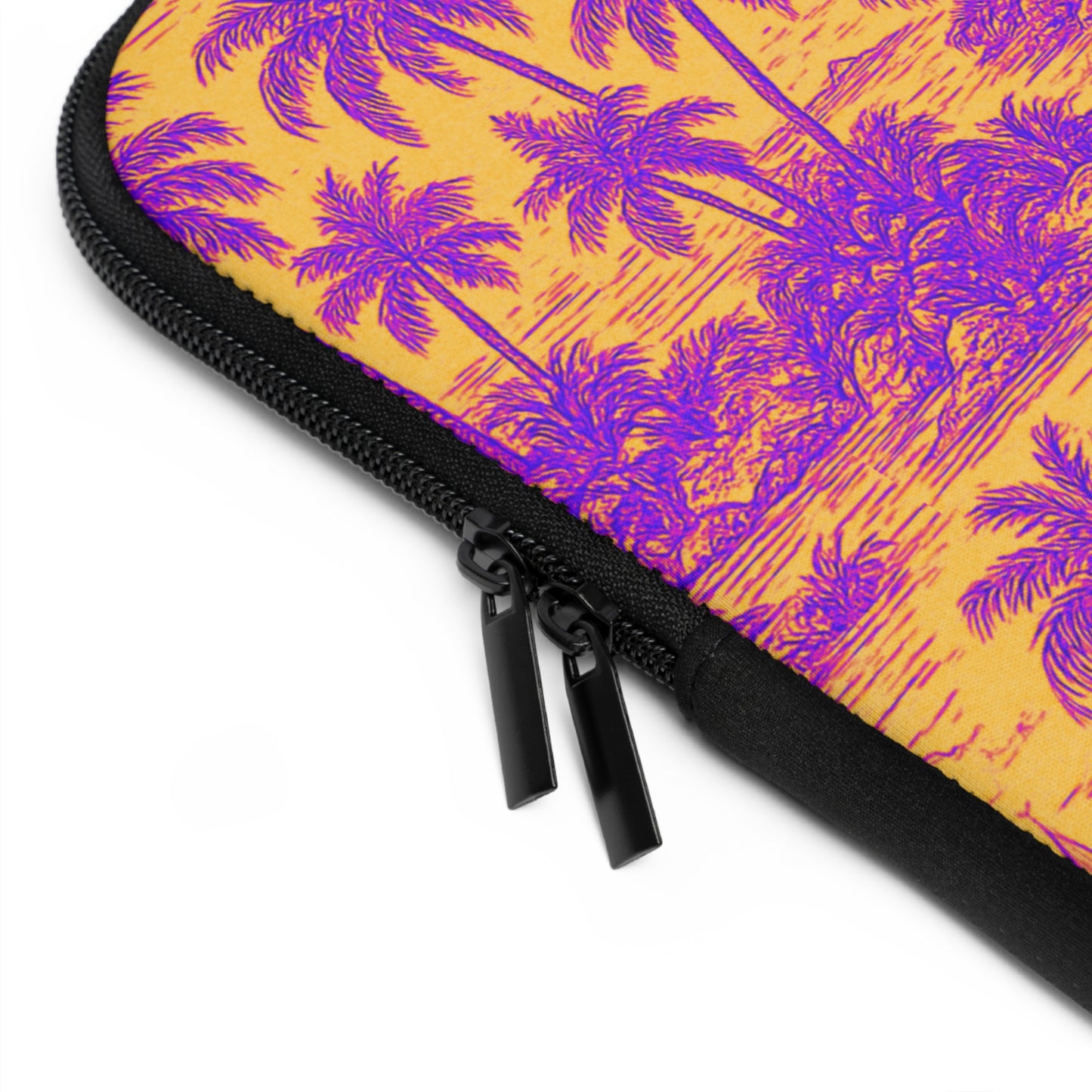 Tropical Laptop Sleeve, 5 Sizes - Perfect for Beach Lovers & Students / Faraway Toile, Pop