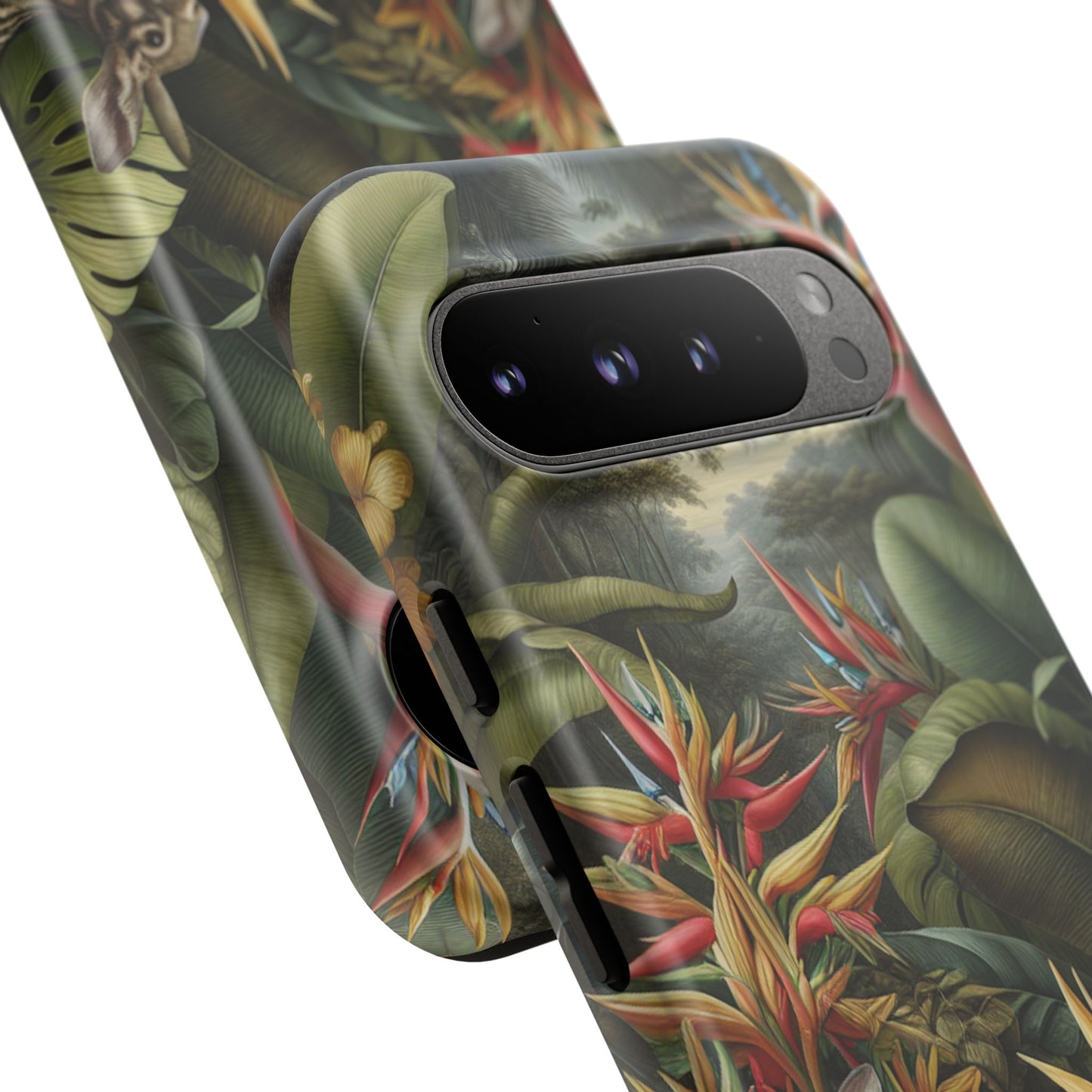 Rainforest Rabbit Outing Phone Case - Tough Cases with Summer Vibe