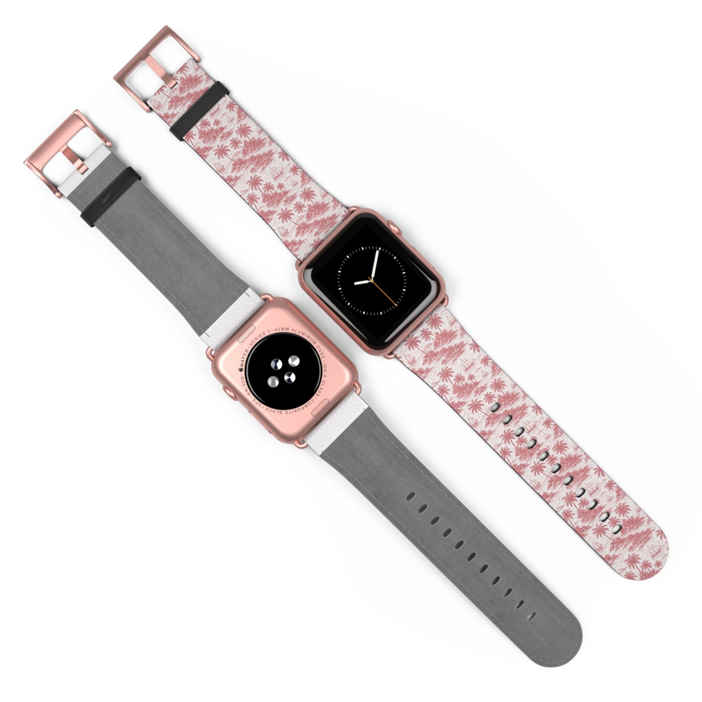 Apple Watch Band - Faraway Toile, Red