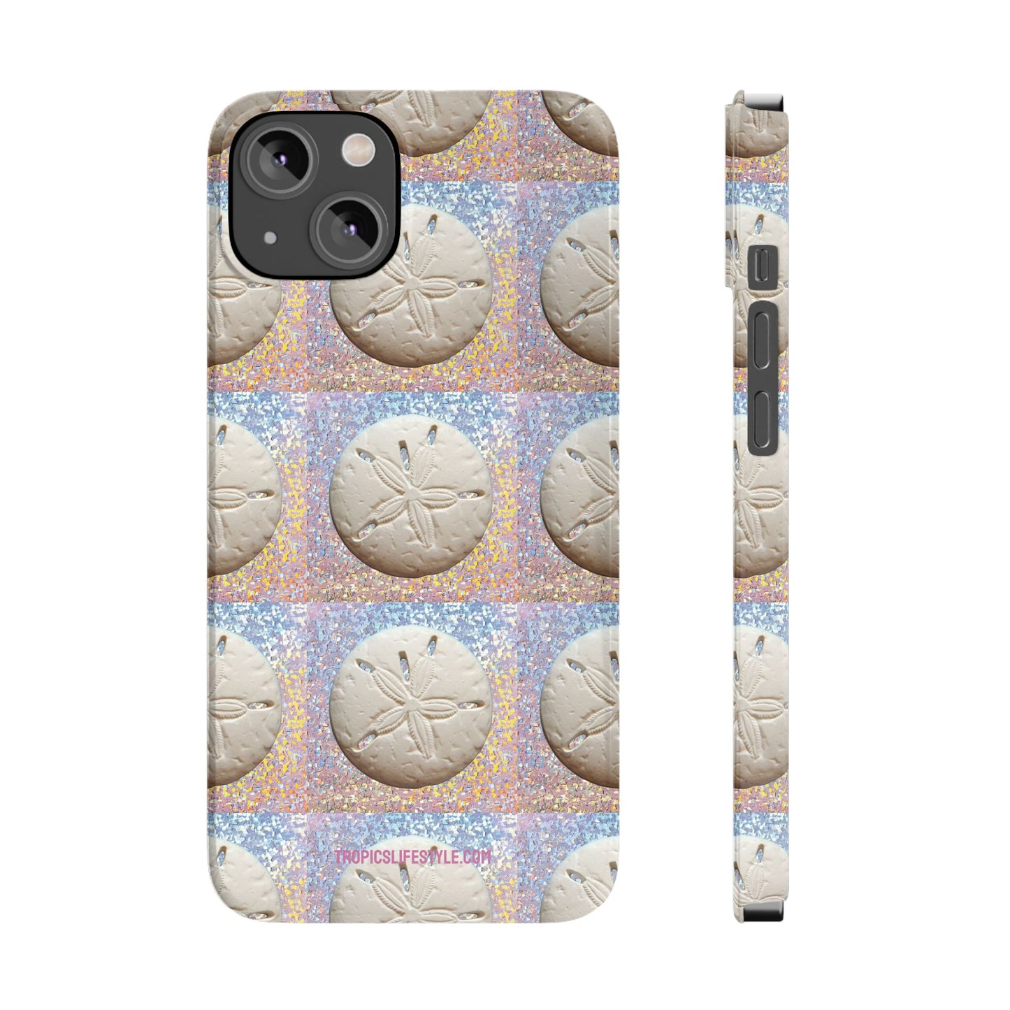 Slim Phone Cases - Disco Sand Dollar