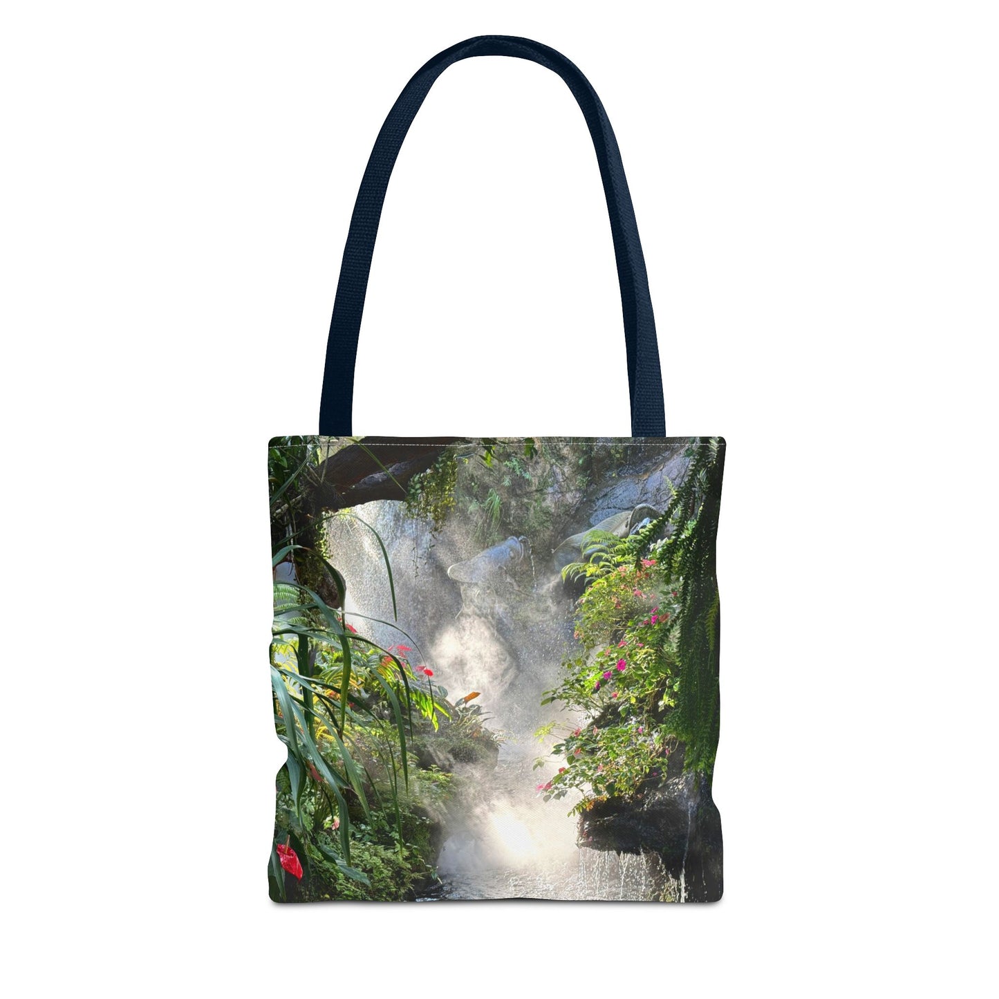 Tropical Misty Rainforest River Tote Bag - 3 Sizes