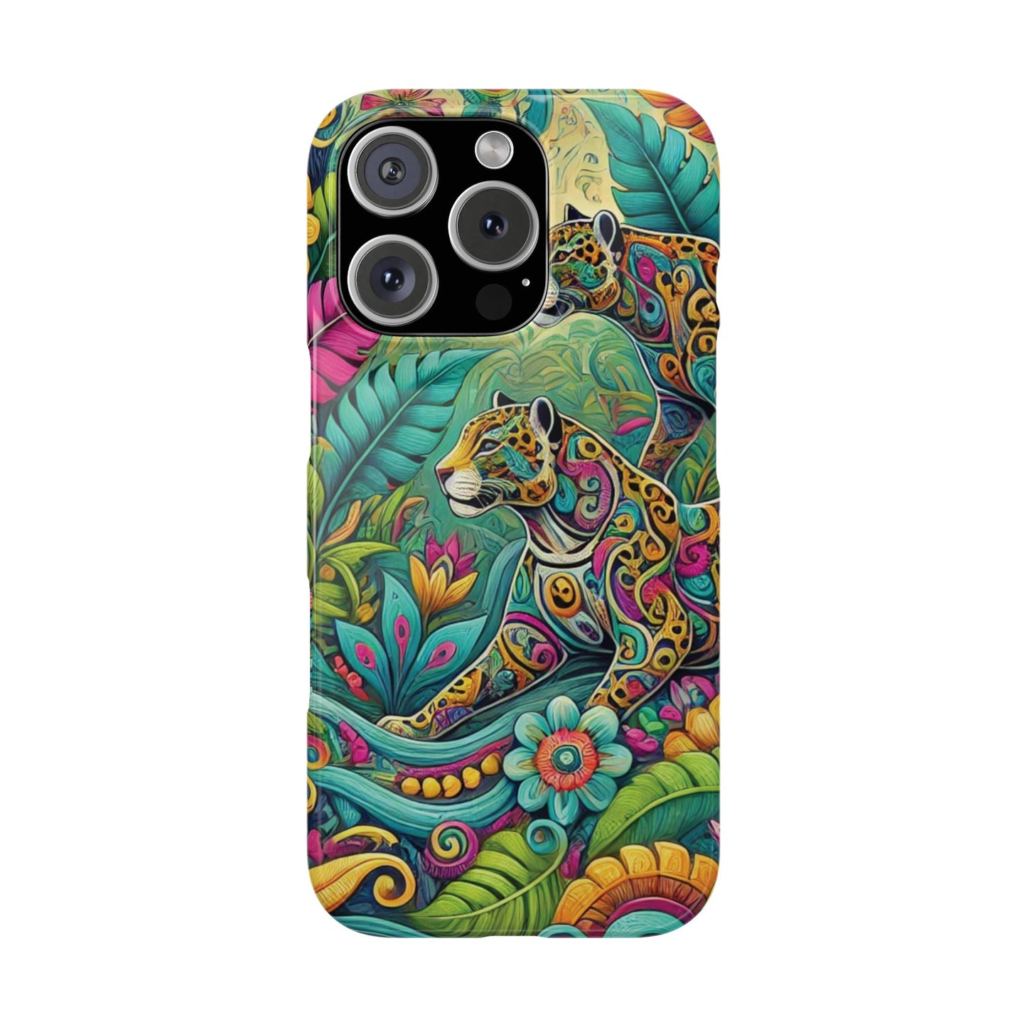 Slim Phone Cases - Jaguar Pop