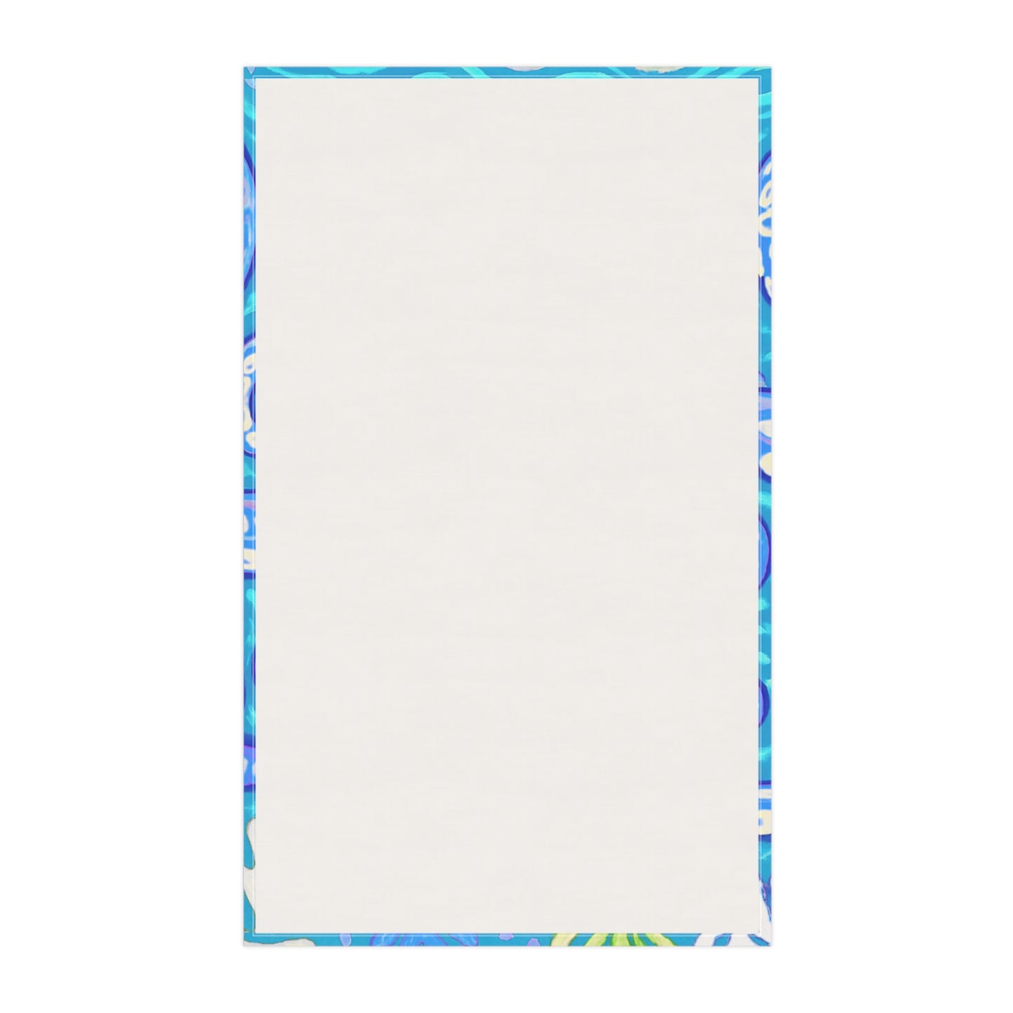 Tea Towels (cotton, poly), Blue Kraken Joe