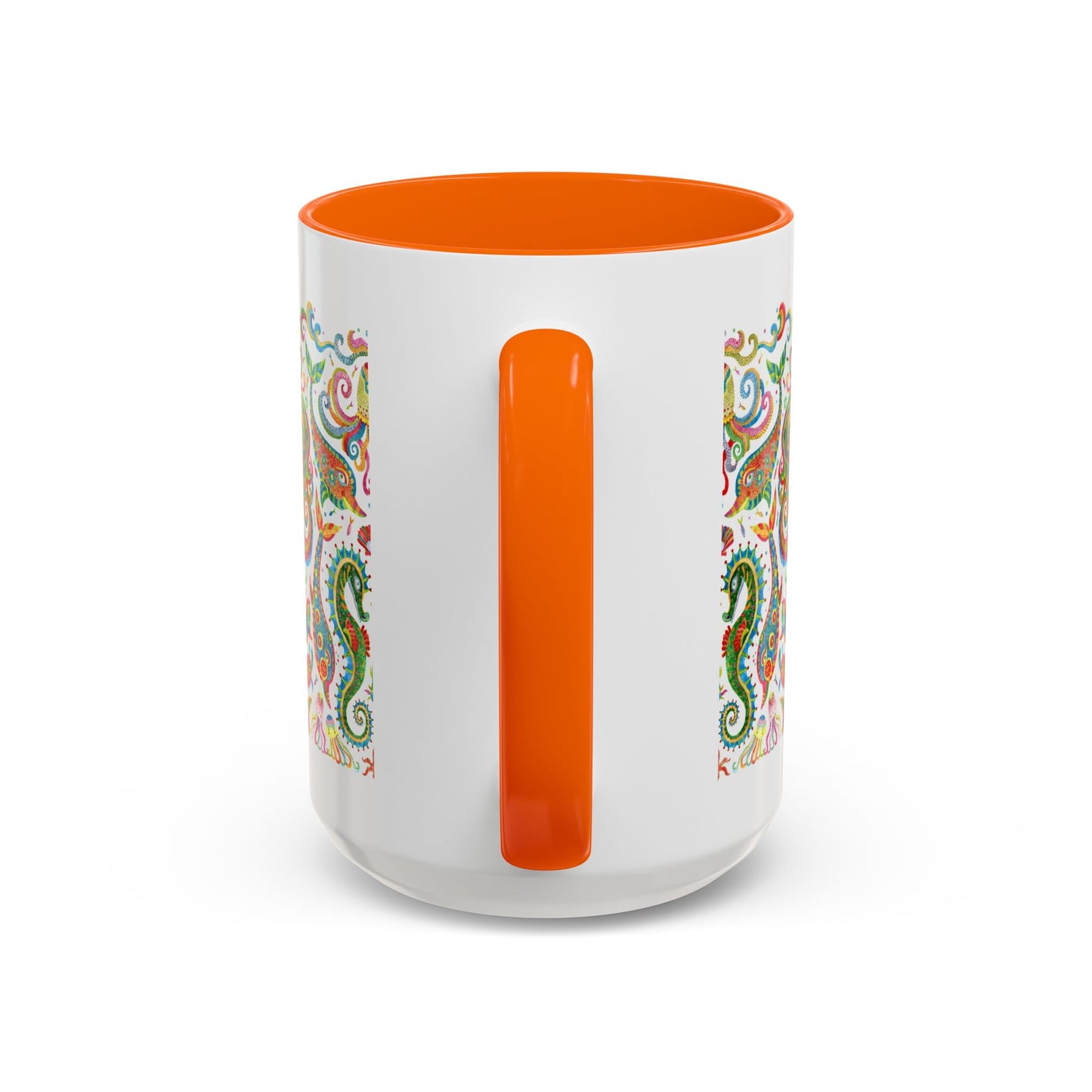 Accent Coffee Mug | Tropical-Inspired Drinkware / Colorful Mermaid Kingdom