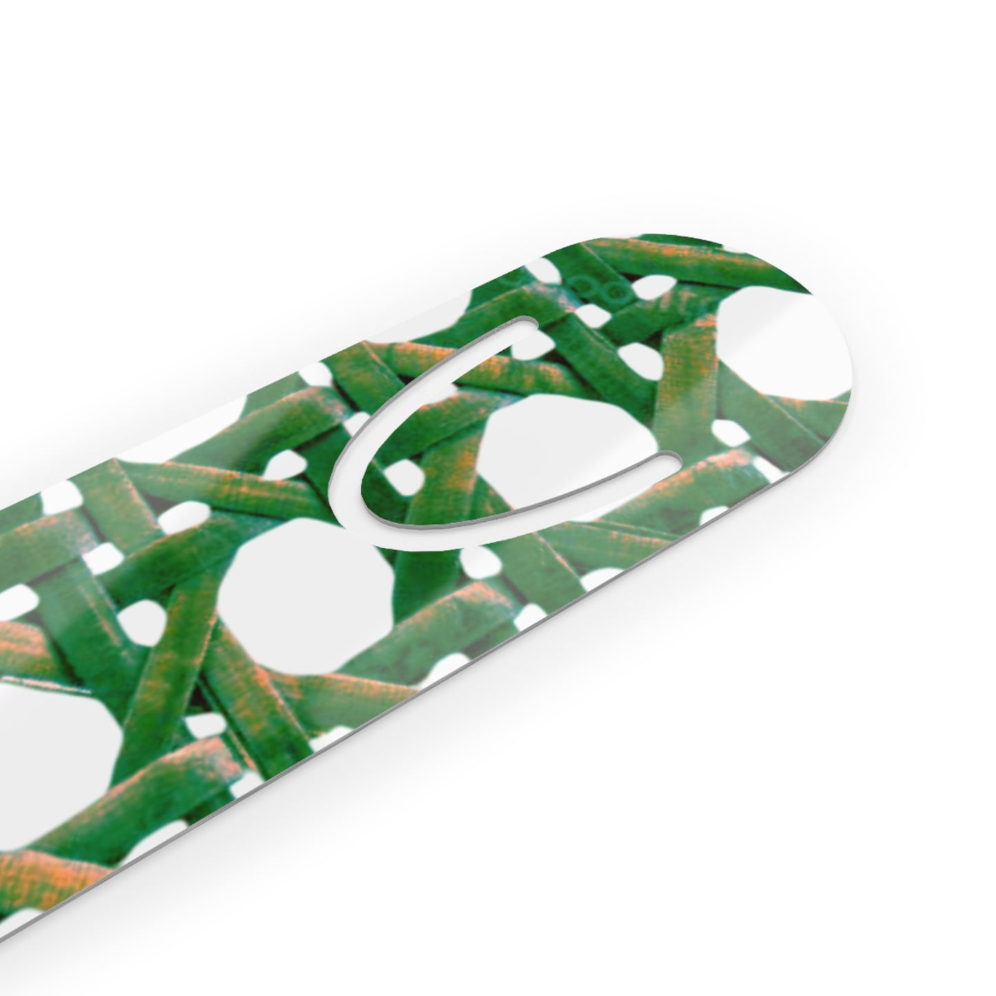 Bookmark - Aluminum, Beach Chair Wicker/Green