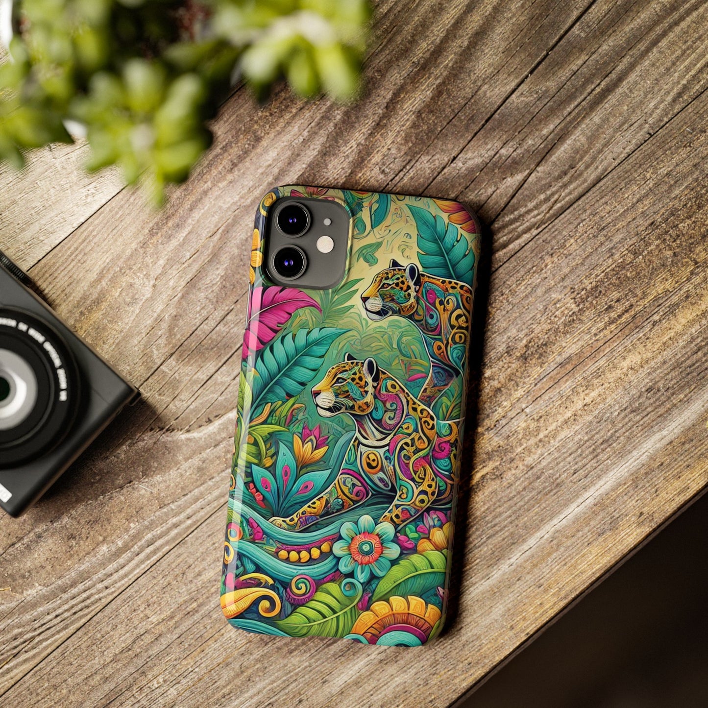 Slim Phone Cases - Jaguar Pop