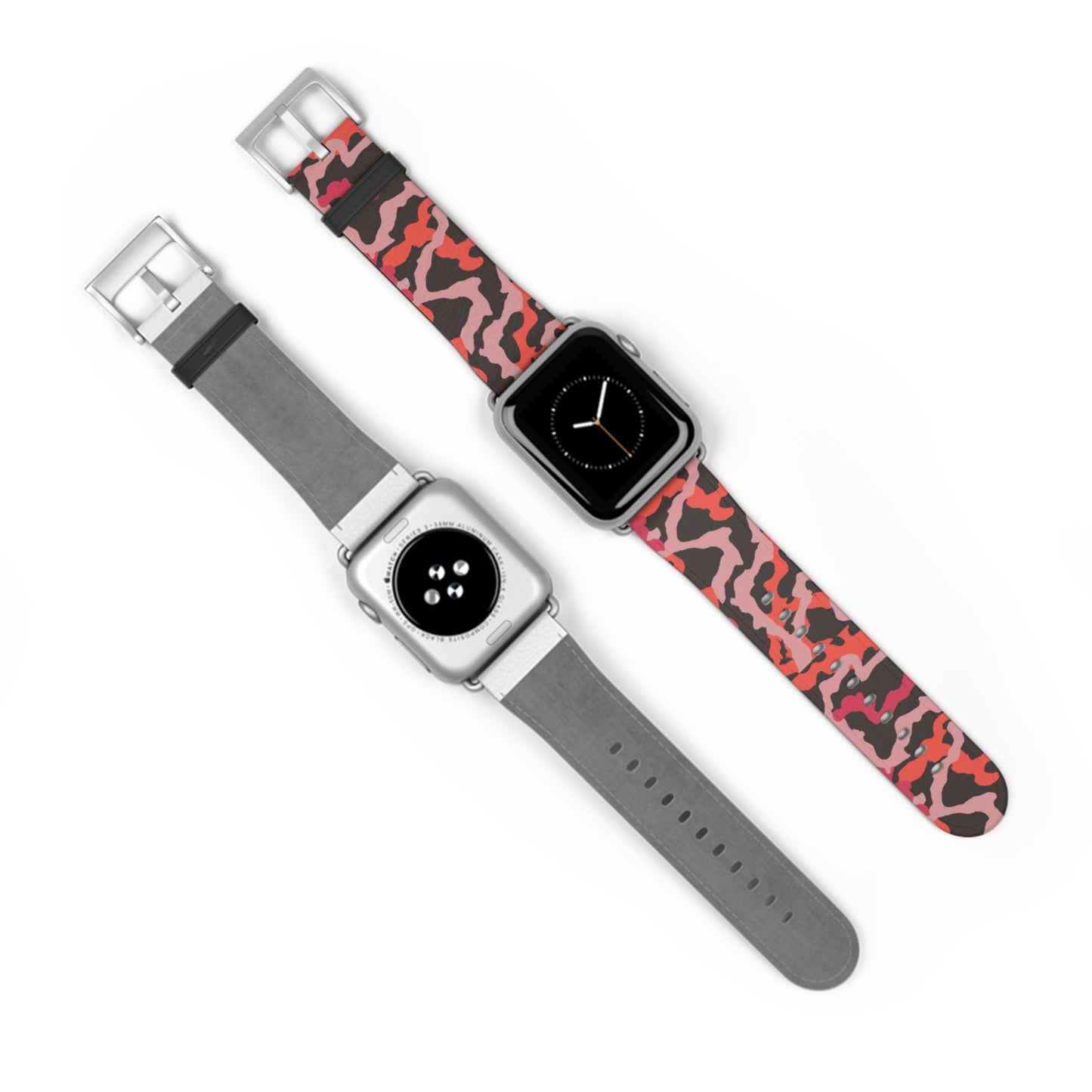 Apple Watch Band - Coral Threads, Red