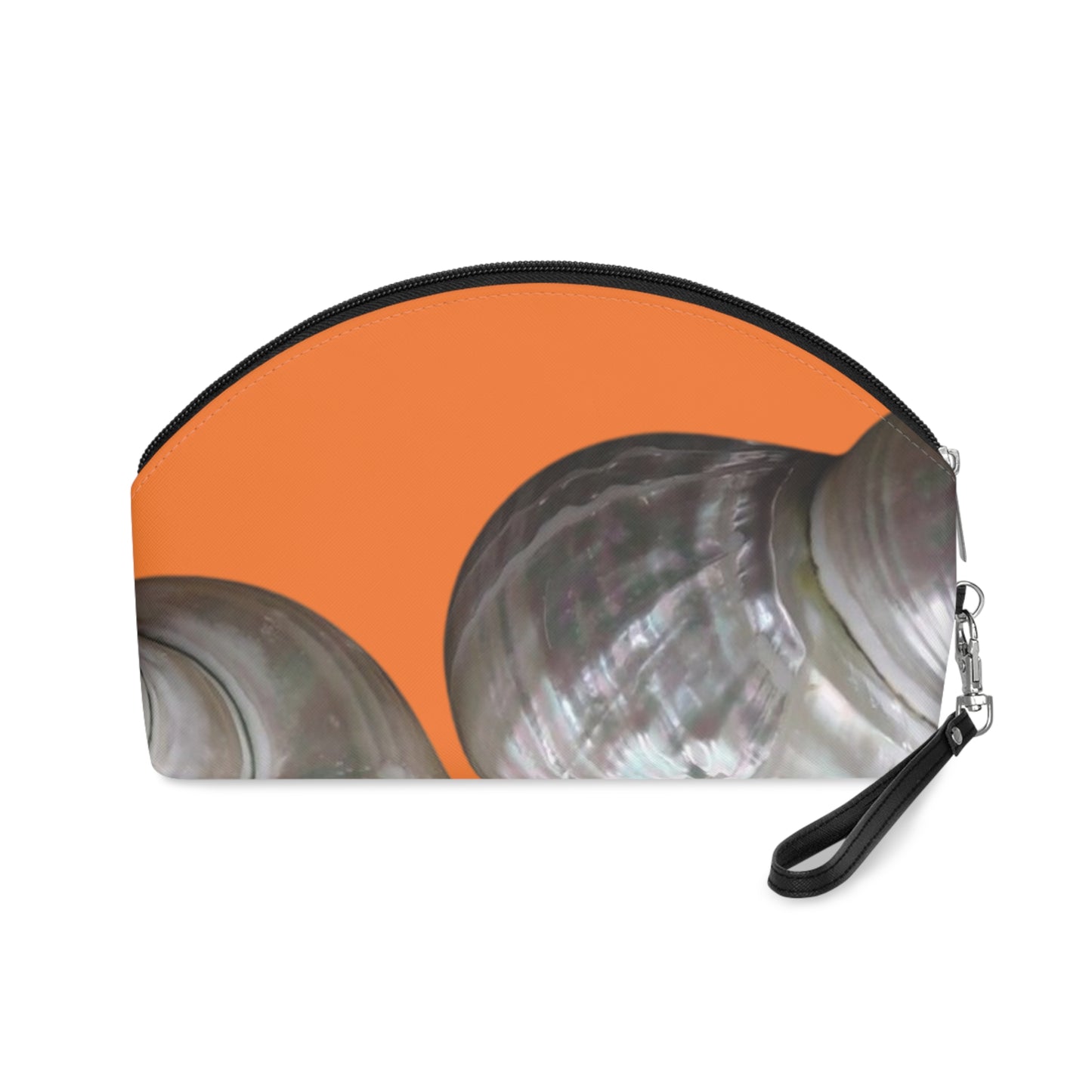 Makeup Bag - White Nautilus Trio, MACRO lt. orange