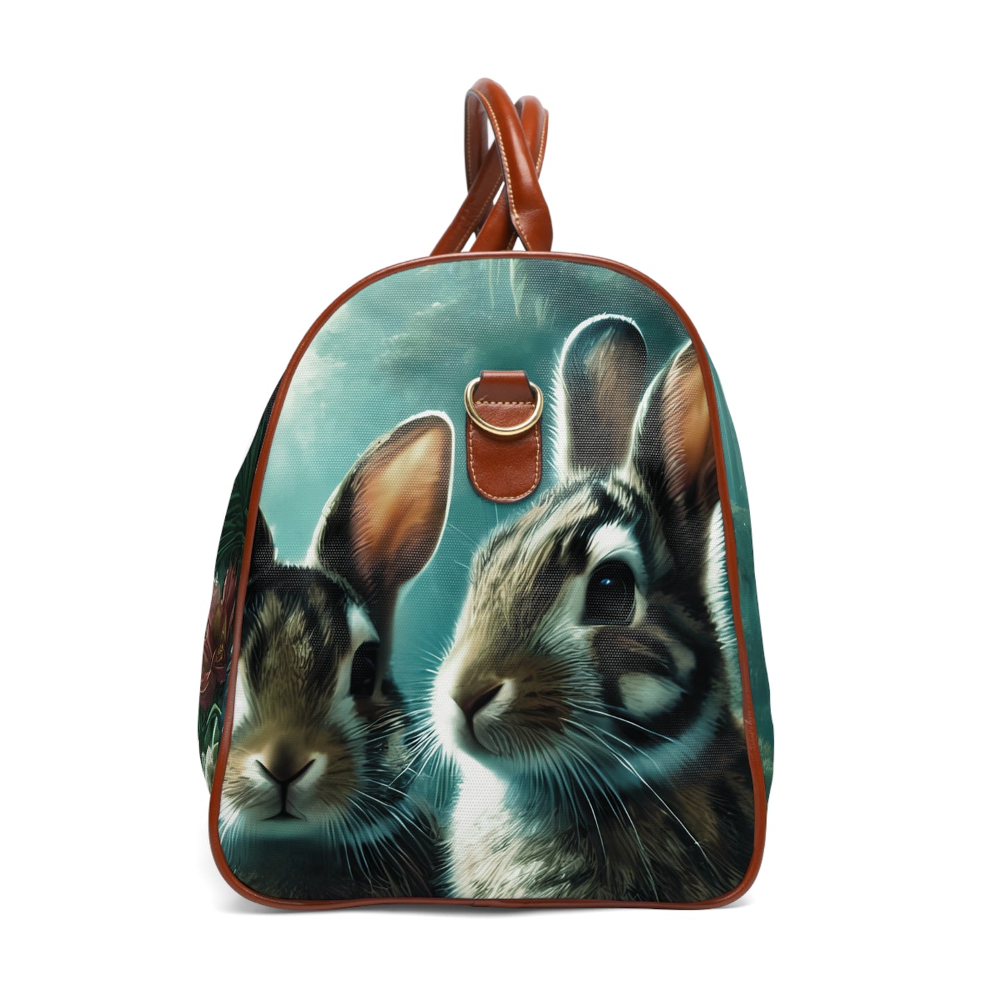 Tropical Waterproof Travel Bag - Perfect for Beach Getaways / Rainforest Sumatran Rabbits
