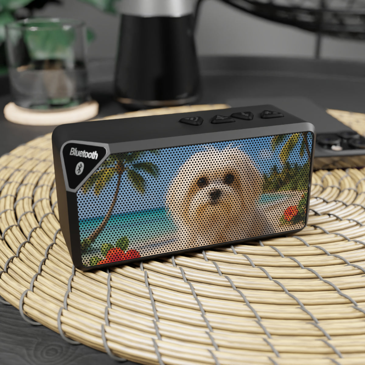 abba Bluetooth Speaker - Portable Sound Experience / Puppy Ariel at the Beach