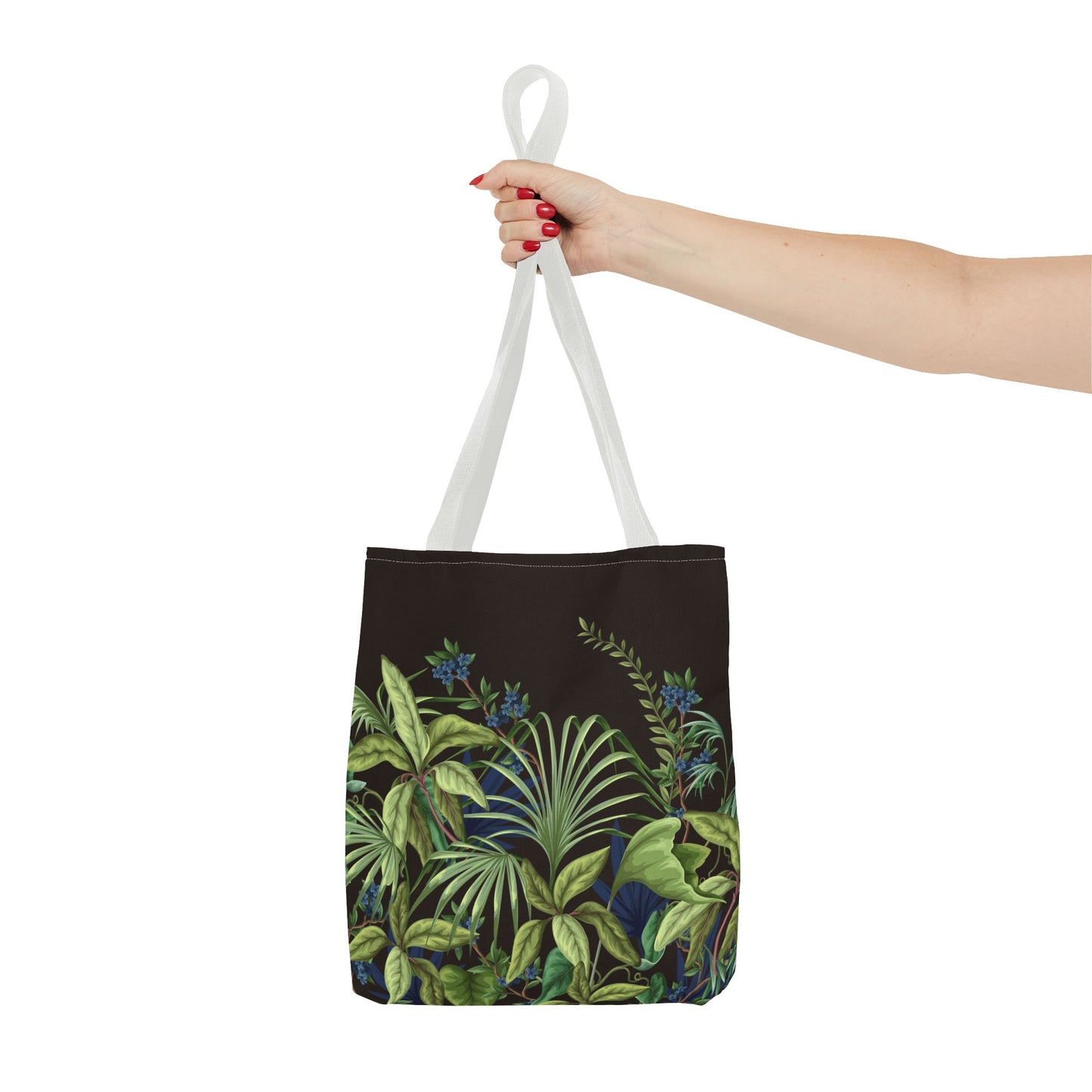 Tropical Midnight Jungle Tote Bag - 3 Sizes