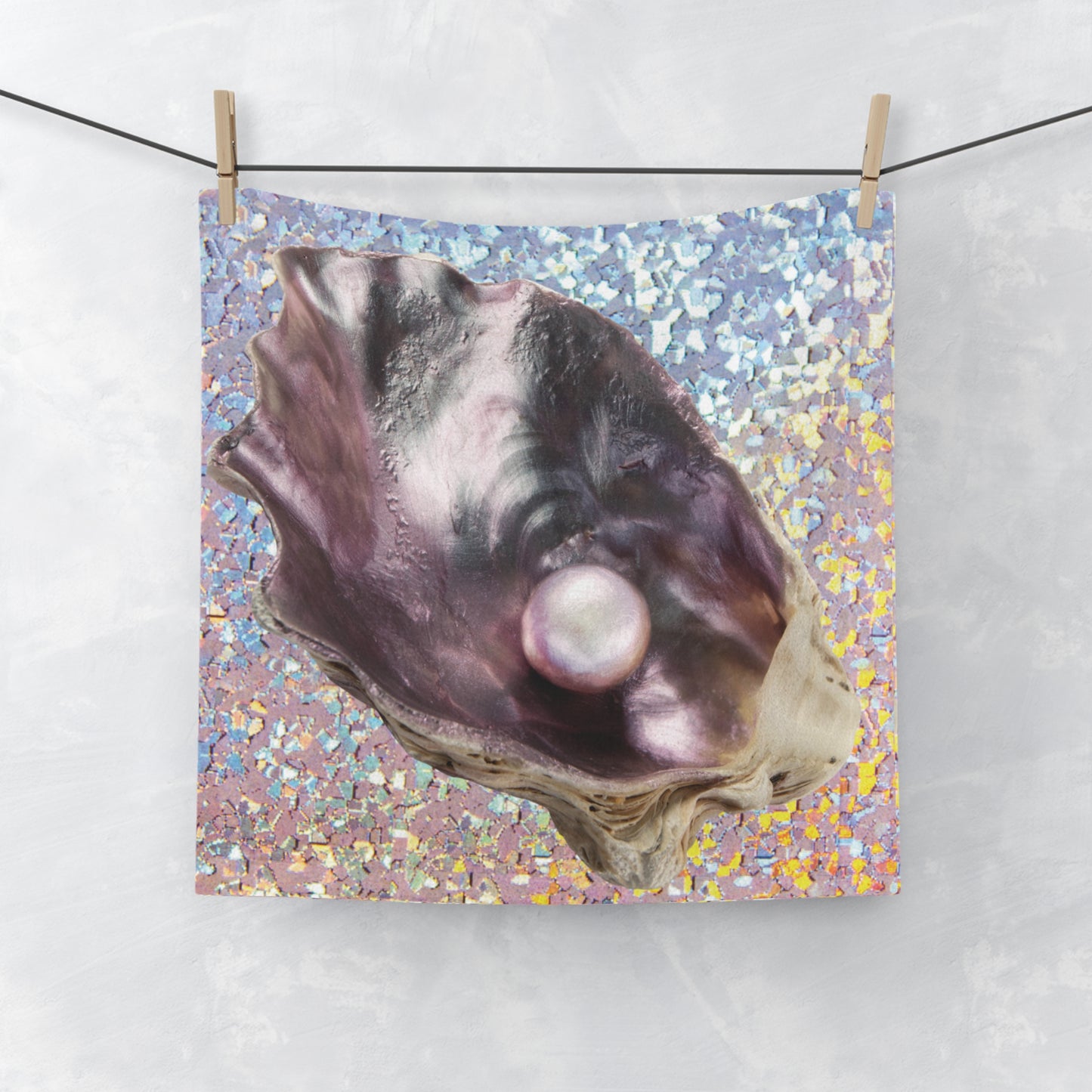 Face Towel - Disco Lavender Pearl and Shell