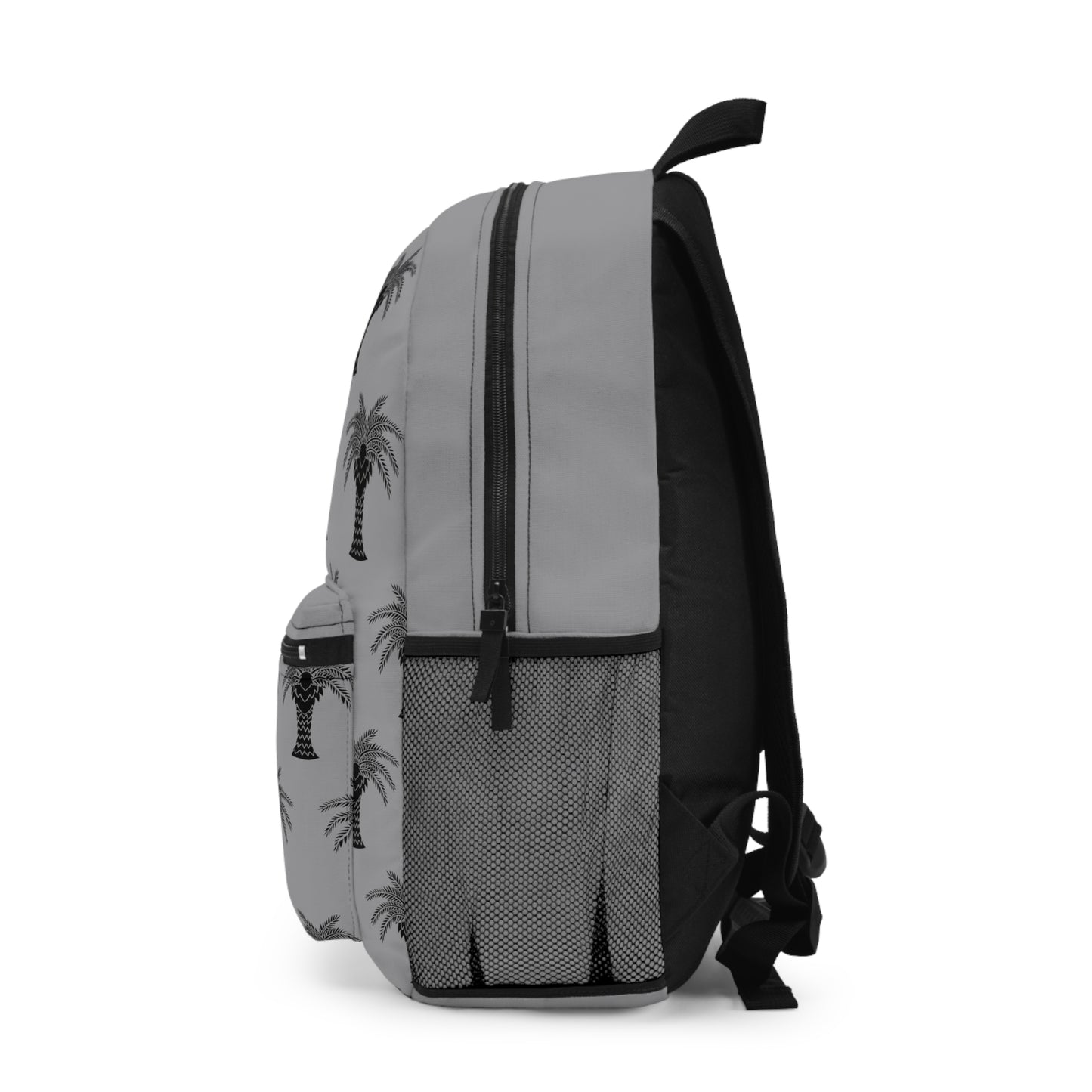 Tropical Backpack  / Stylized Palm, grey