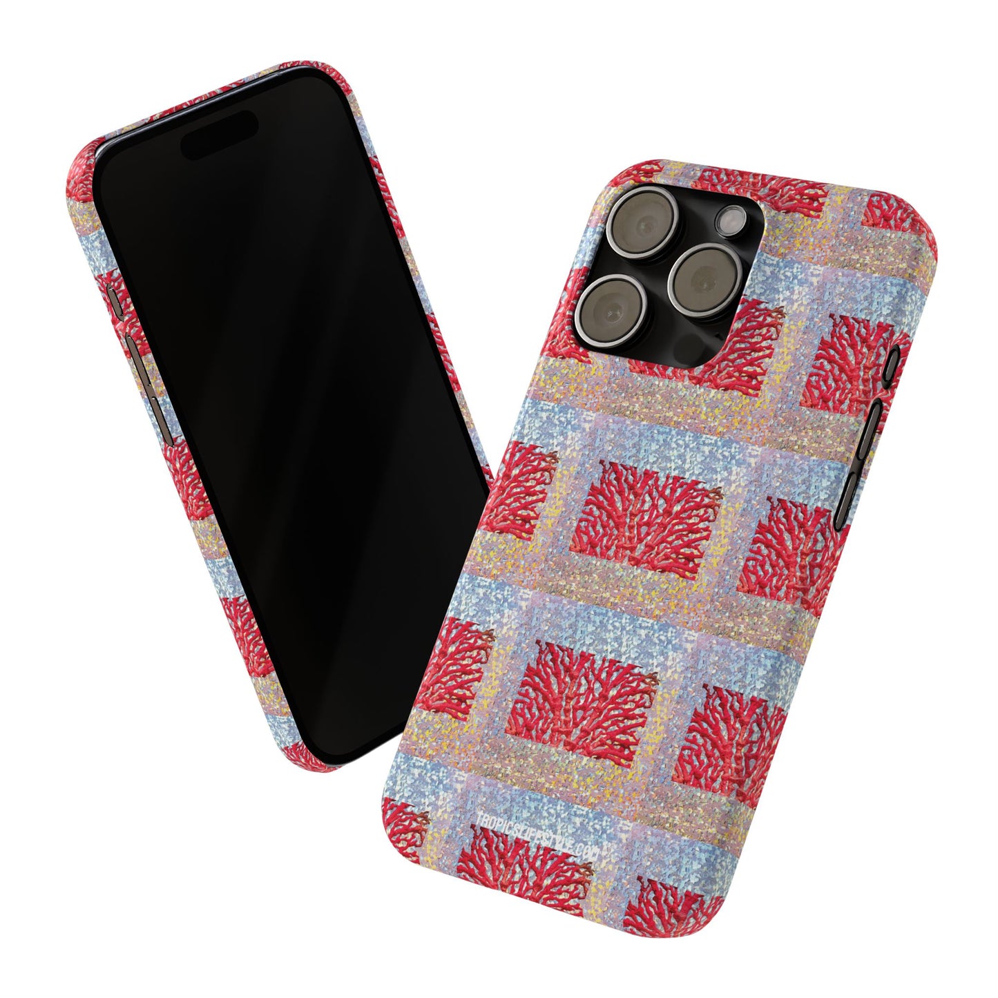 Slim Phone Cases - Disco Red Coral