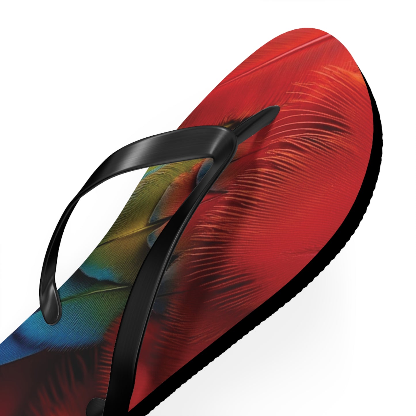 Flip Flops - Macaw Feathers
