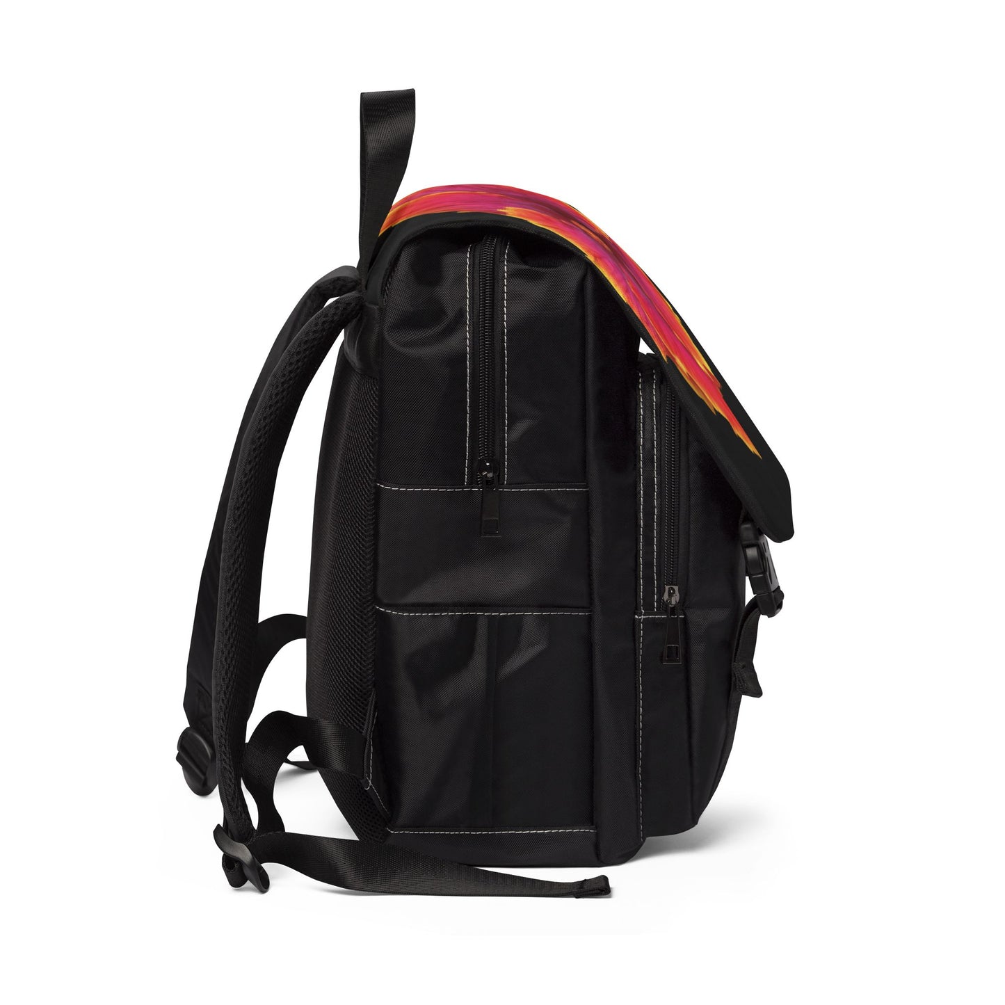 Sunset Hibiscus Flower Casual Backpack - Perfect for Everyday Adventures