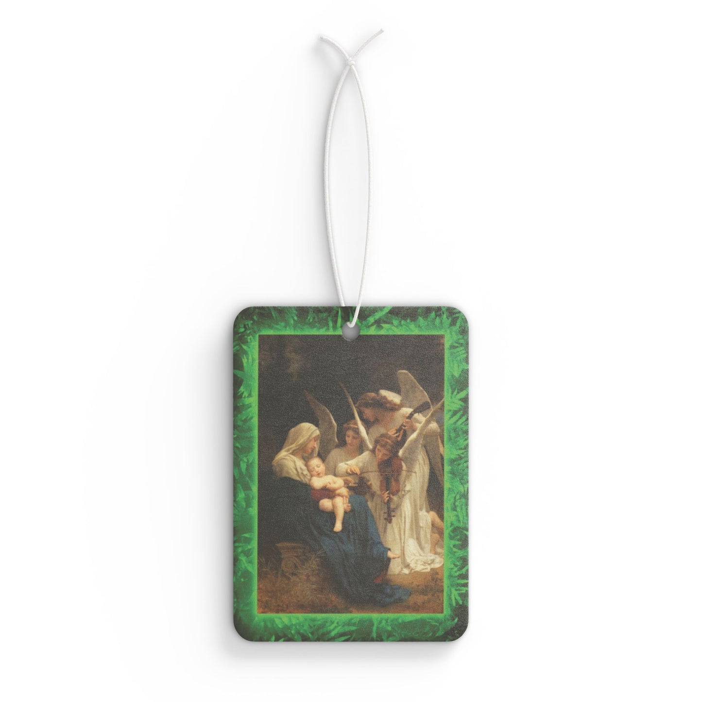 Car Air Freshener - Tropical GLOW Song of the Angels, Mary and Jesus, Religious