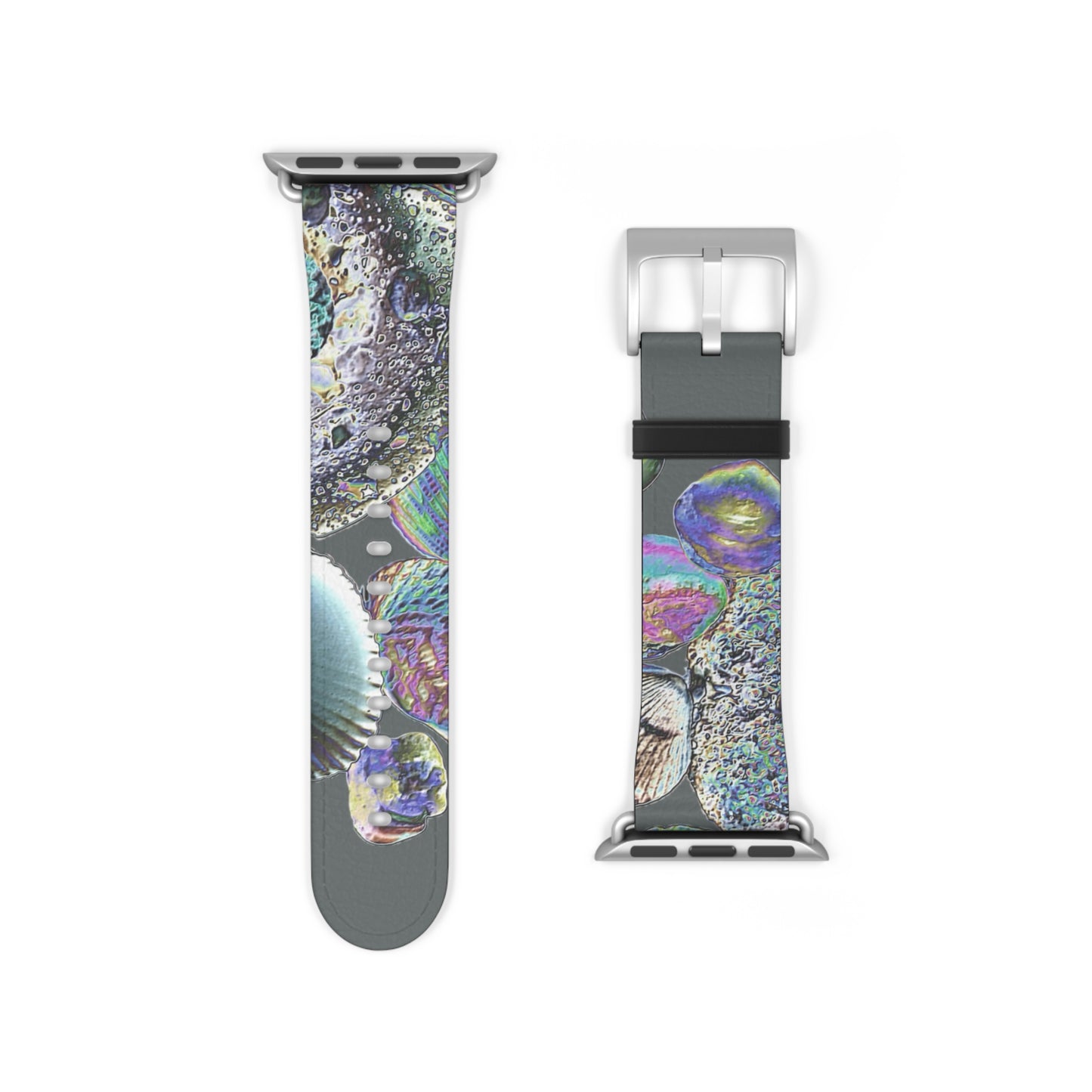 Apple Watch Band - Heatwave Seashell Collection, dark grey