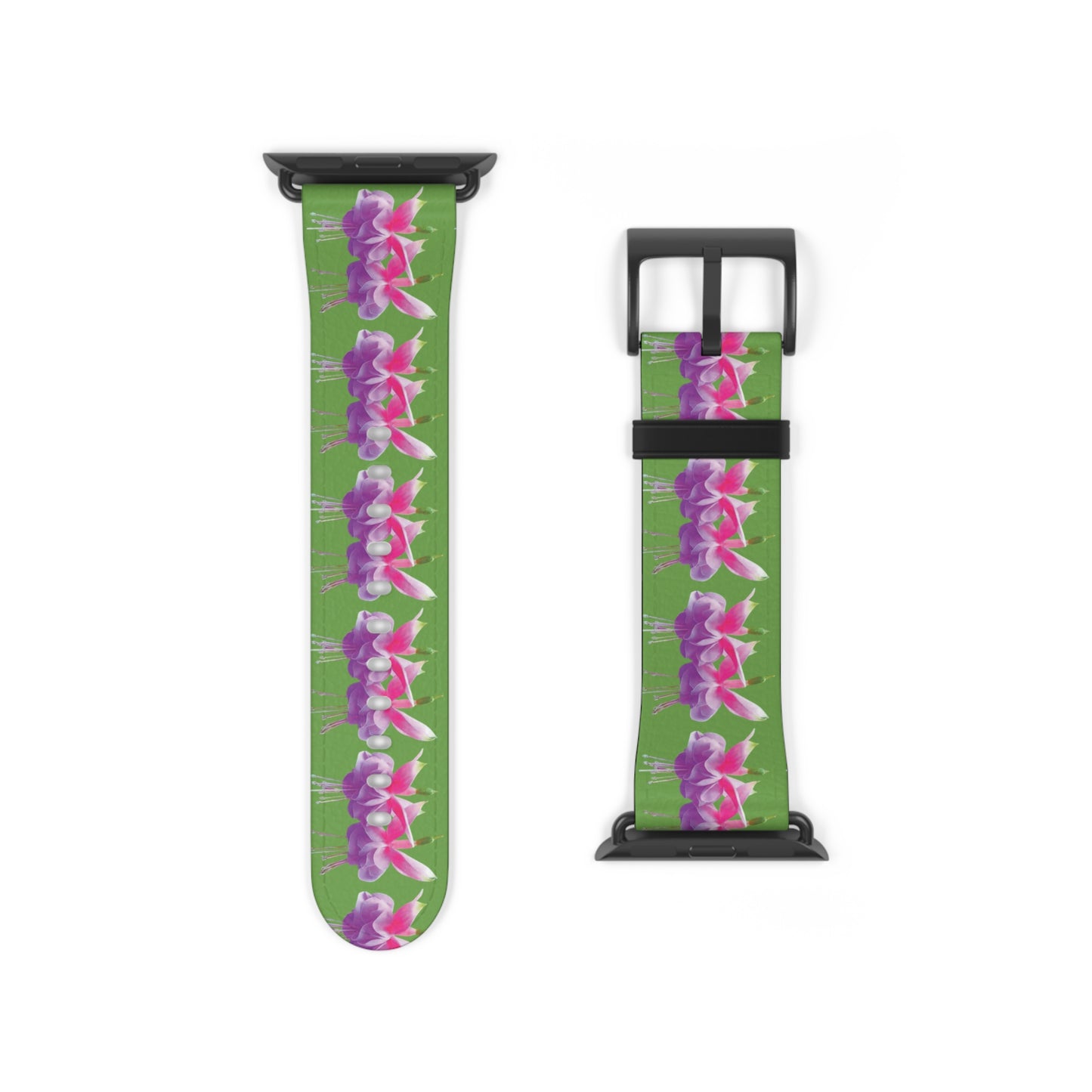 Apple Watch Band - Two Fuchsias, green