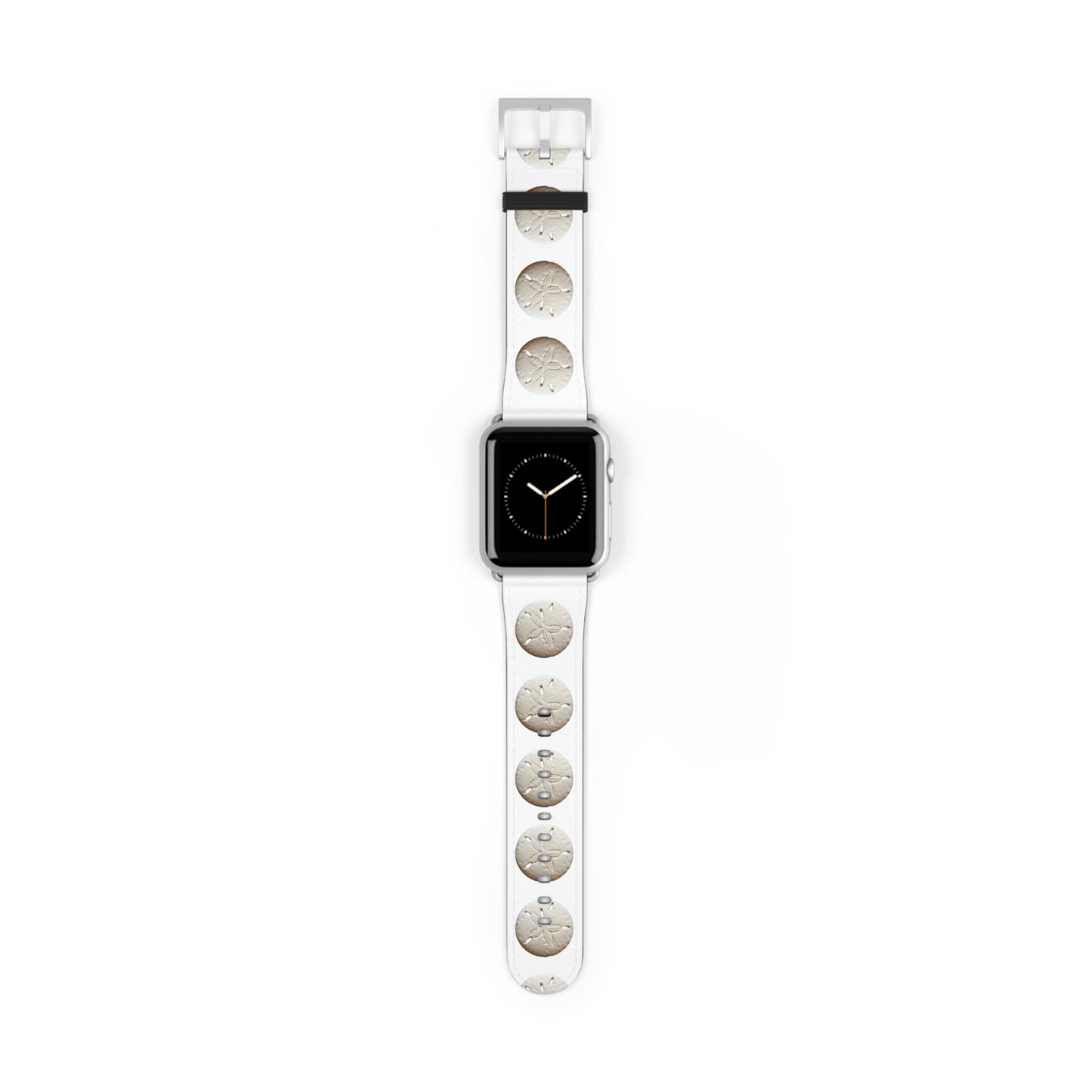 Apple Watch Band - Sand Dollar Parade, white