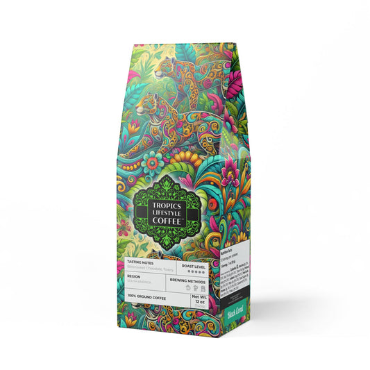 Black Coral Blend™ (Dark French Roast) Specialty Grade Craft Coffee / Jaguar Pop