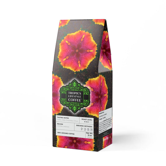 Citrus Bay Blend™ (Medium Roast) Specialty Grade Craft Coffee / Hibiscus Kaleido