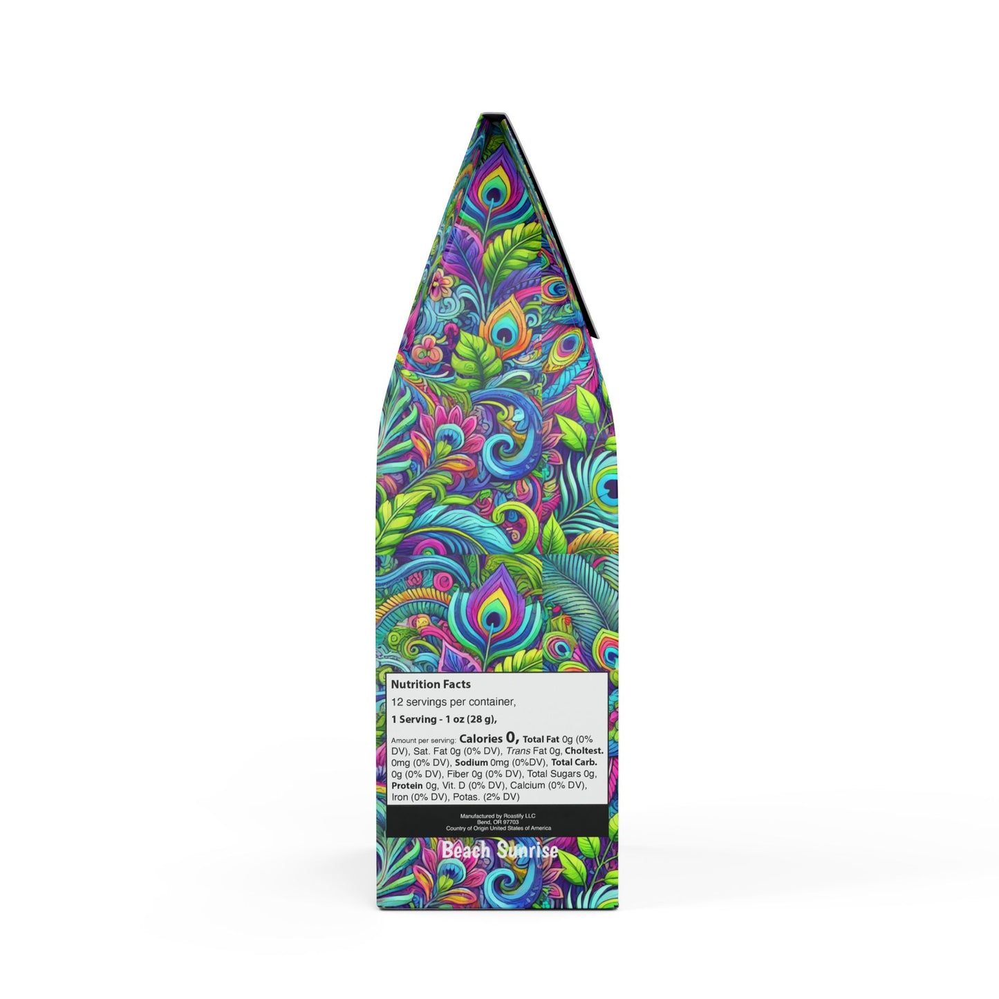 Beach Sunrise Blend™ (Light Roast) Specialty Grade Craft Coffee / Rainforest Peacocks Pop